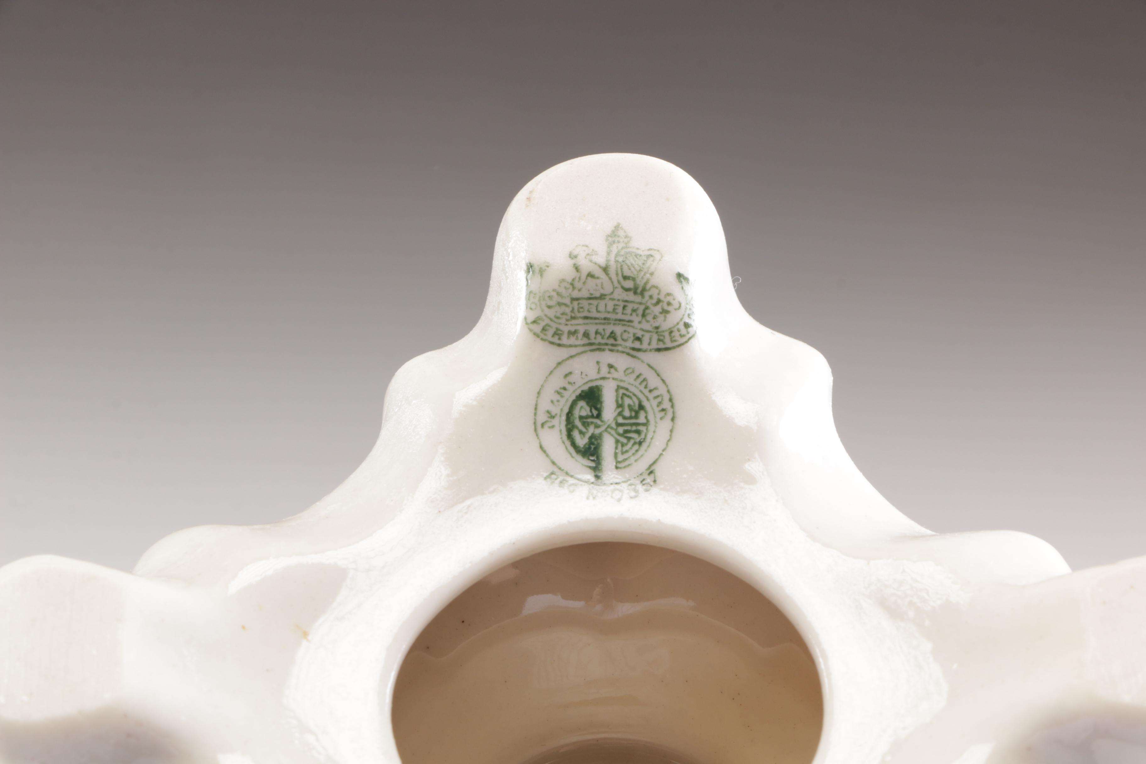 Belleek Porcelain Vase, 1946-1955