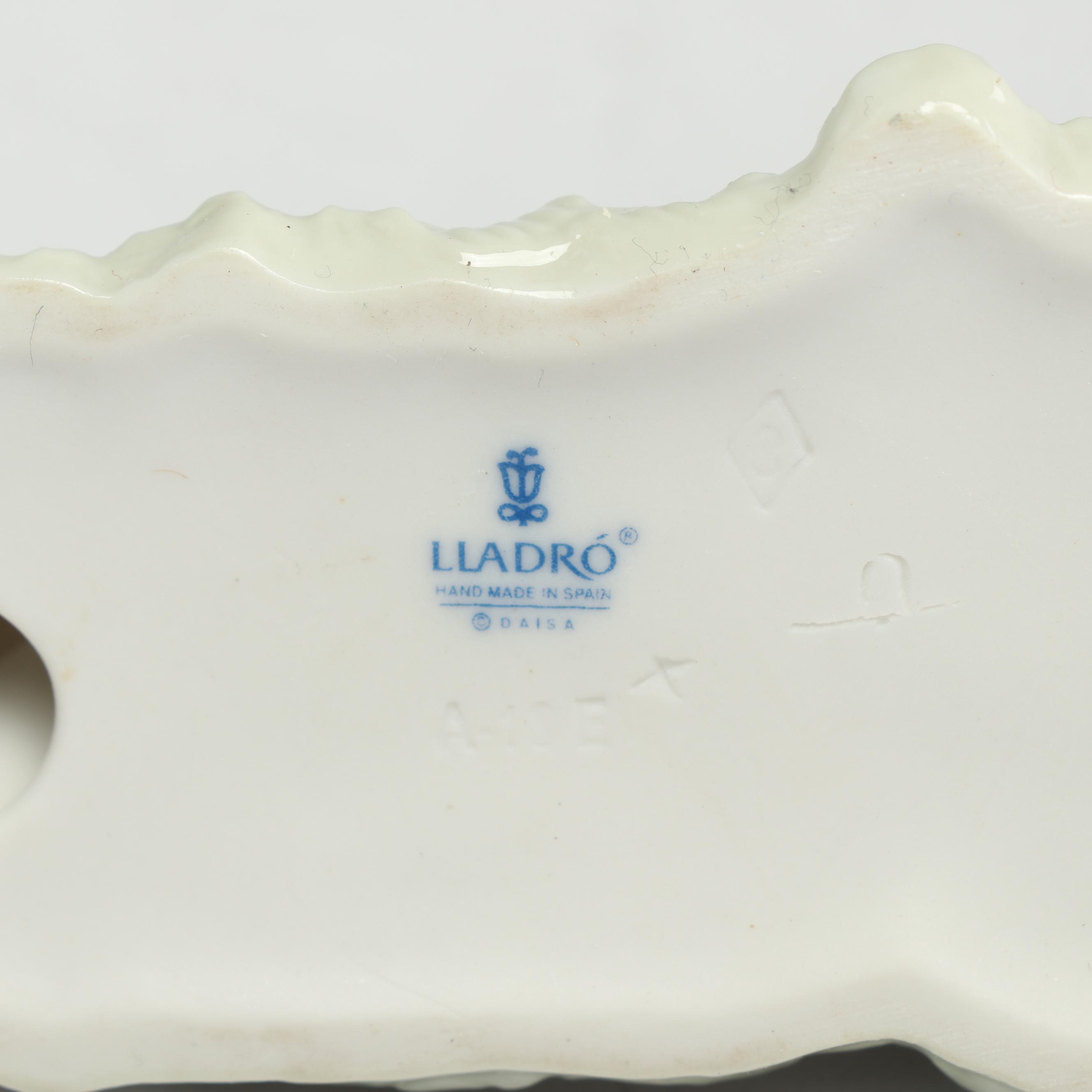 Lladró Three Piece Porcelain Nativity Scene