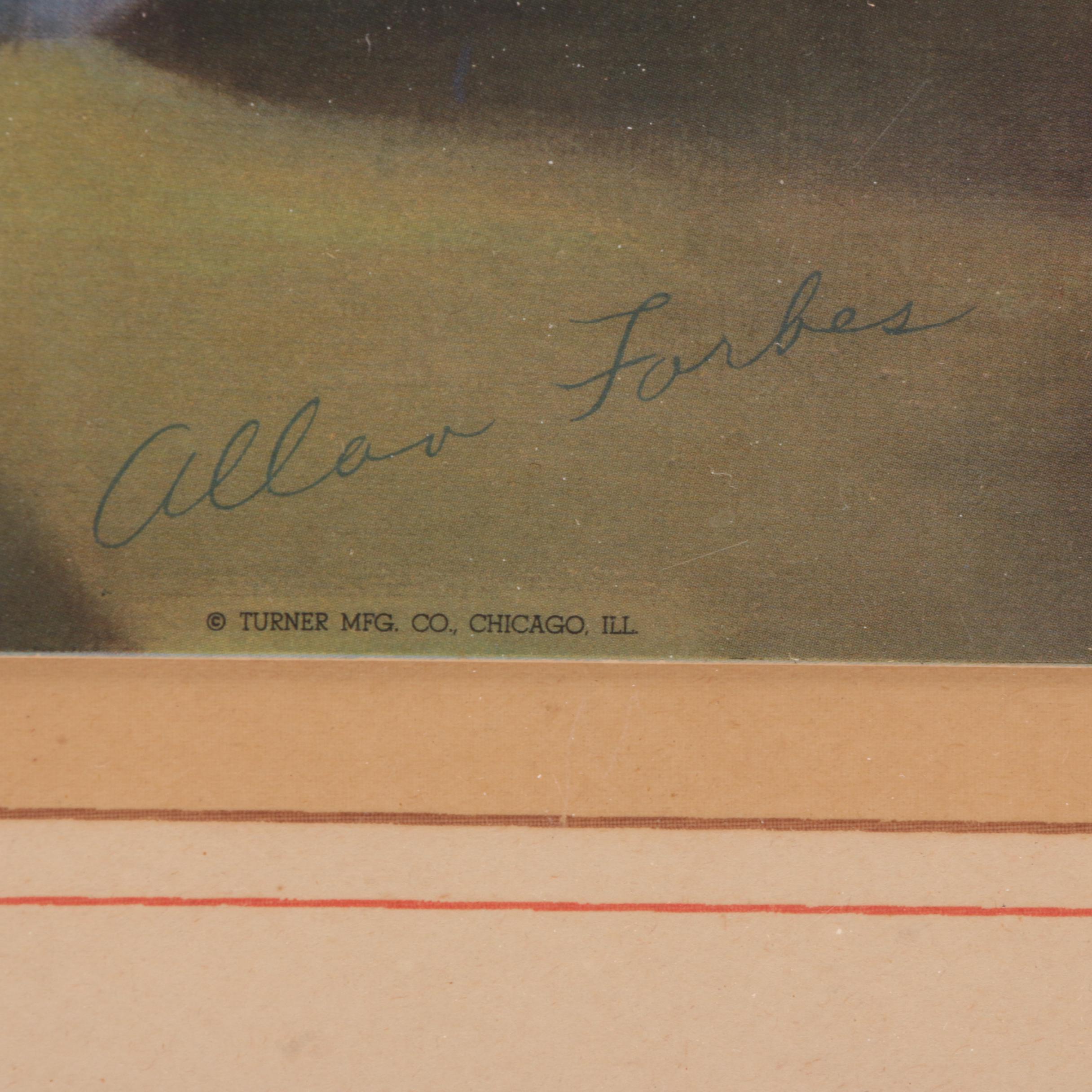 Offset Lithograph After Allan Forbes "Leisure Moments"