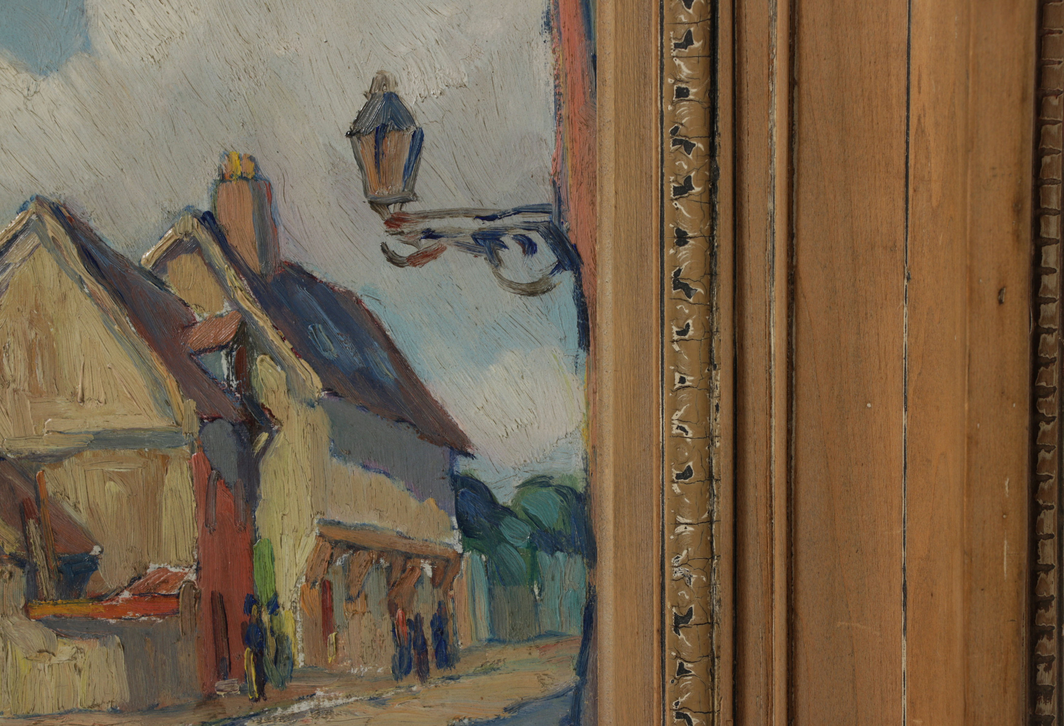 Charles Camoin Fauvist Landscape Oil Painting "Les Andelys Normandy, France"