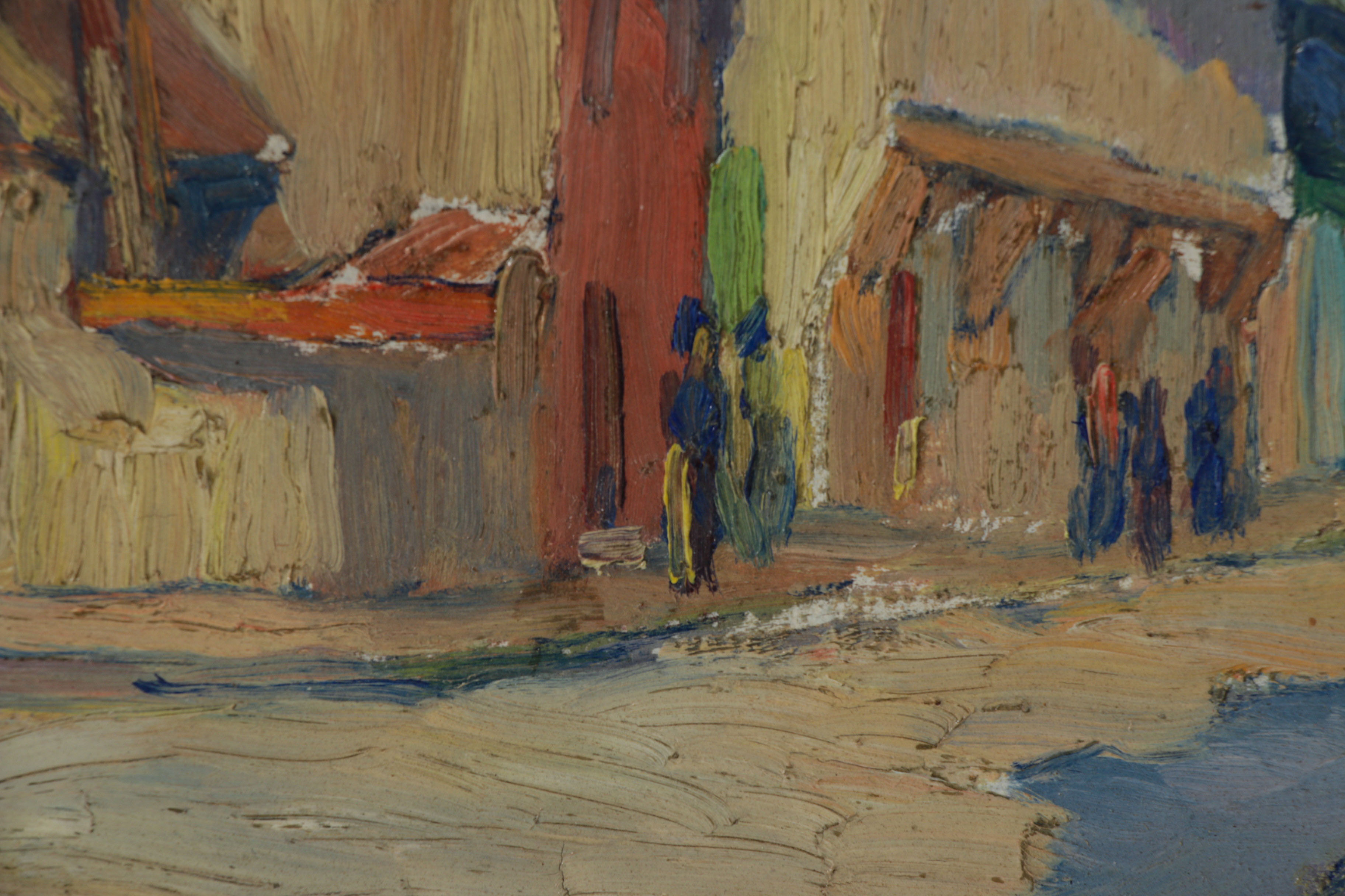 Charles Camoin Fauvist Landscape Oil Painting "Les Andelys Normandy, France"