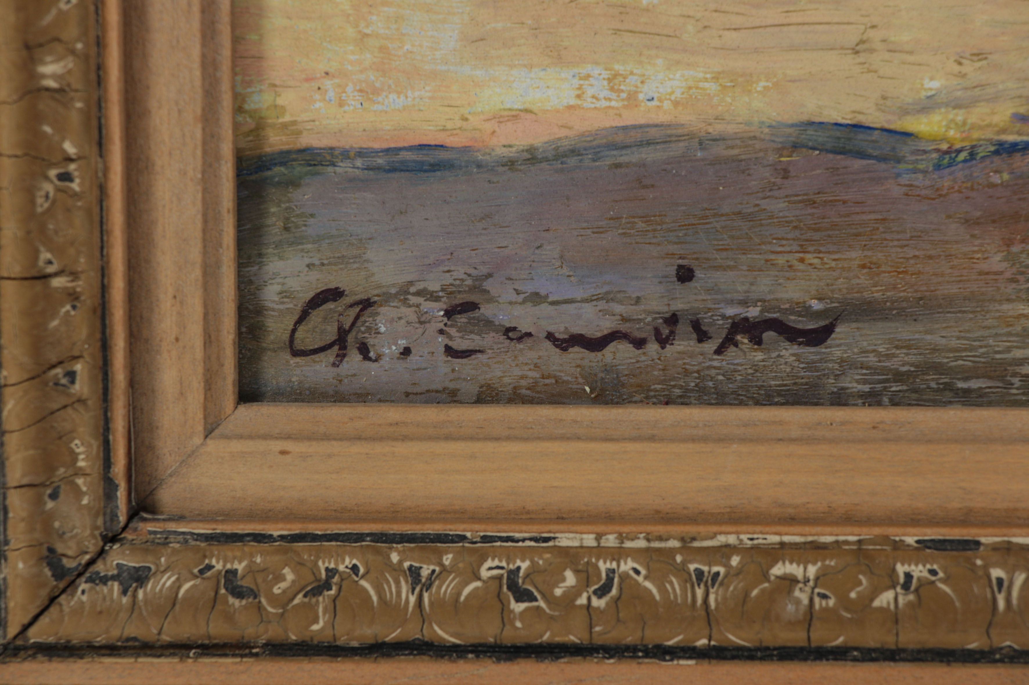 Charles Camoin Fauvist Landscape Oil Painting "Les Andelys Normandy, France"