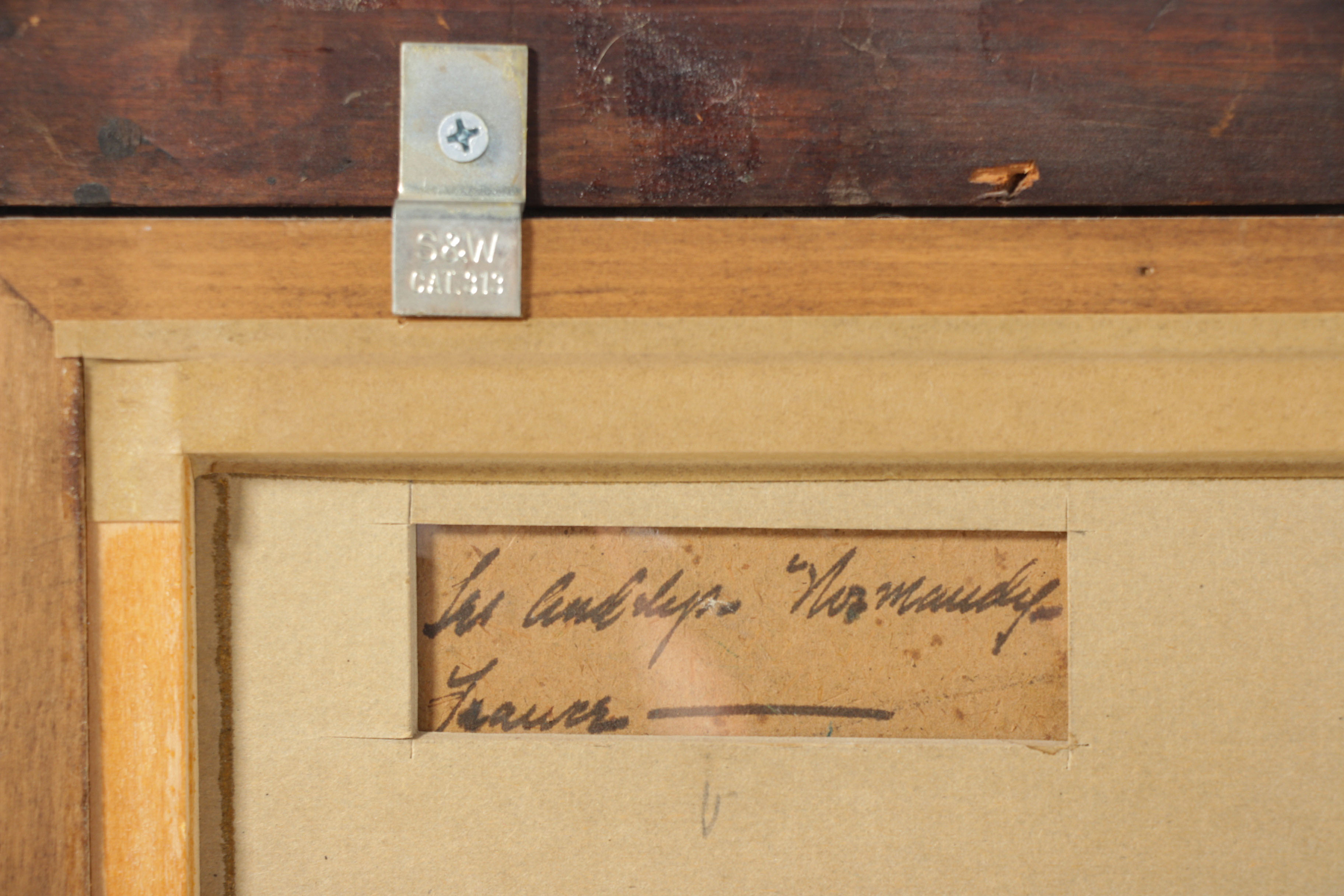 Charles Camoin Fauvist Landscape Oil Painting "Les Andelys Normandy, France"