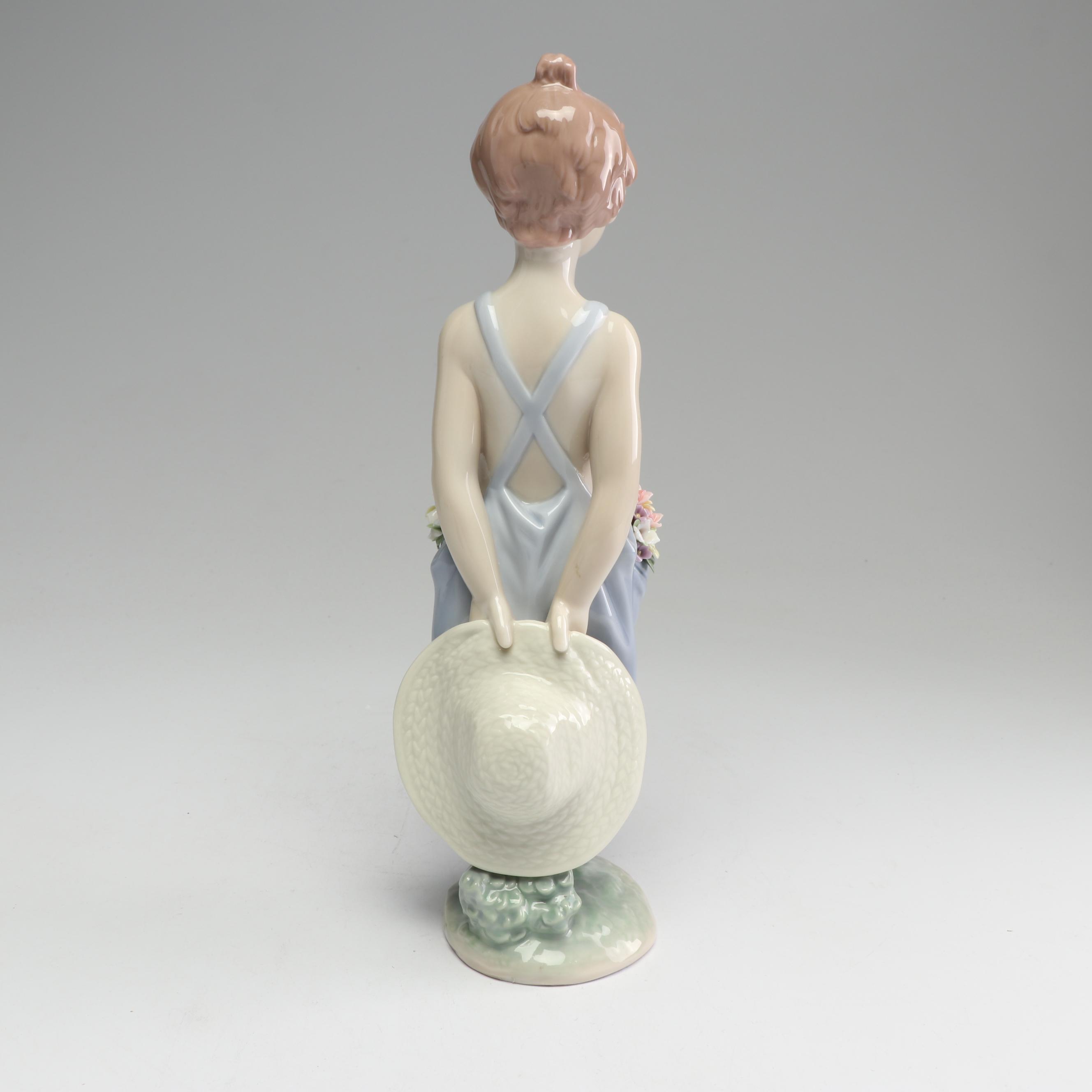 Lladró Collectors Society 1997 "Pocket Full of Wishes" #7650 Porcelain Figurine