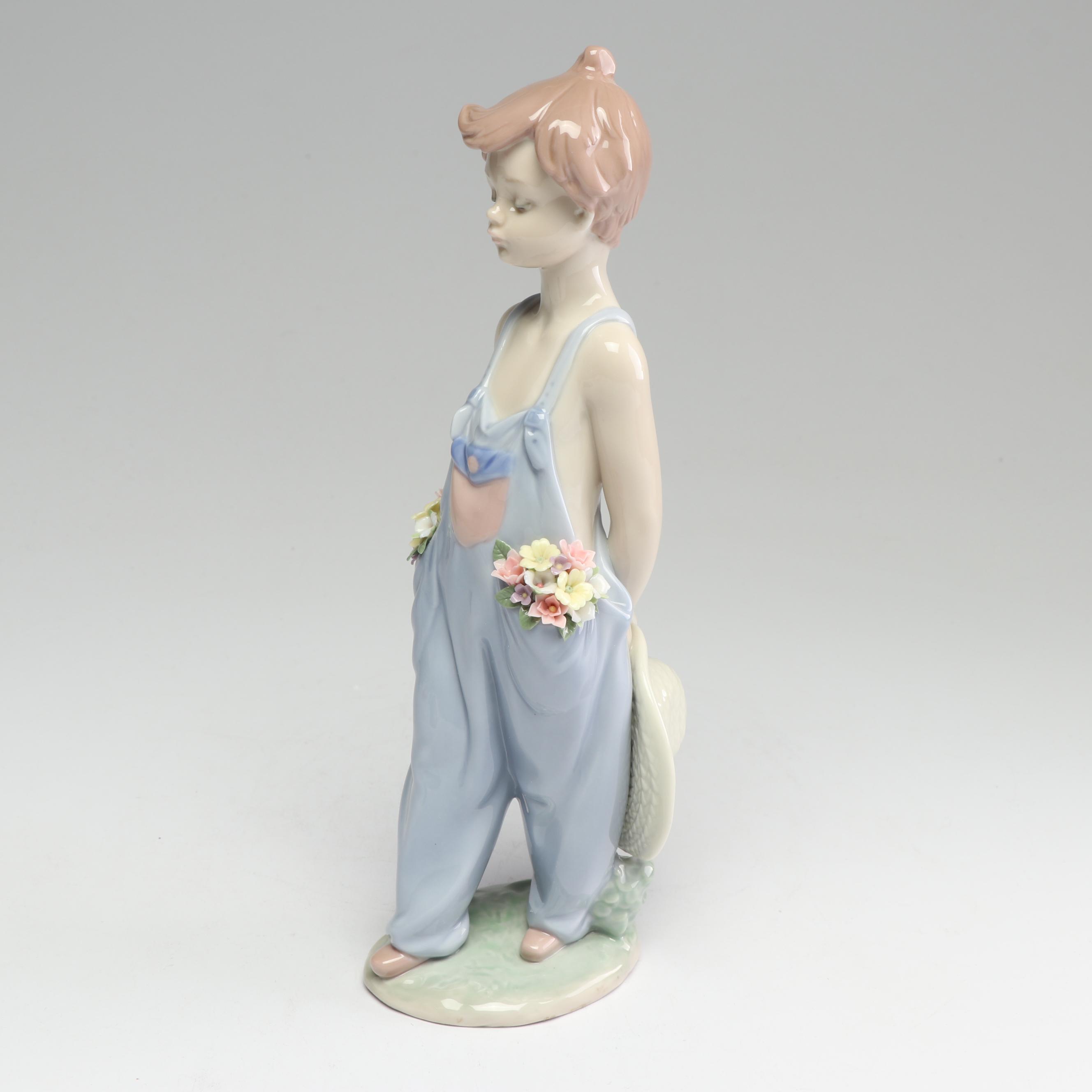Lladró Collectors Society 1997 "Pocket Full of Wishes" #7650 Porcelain Figurine