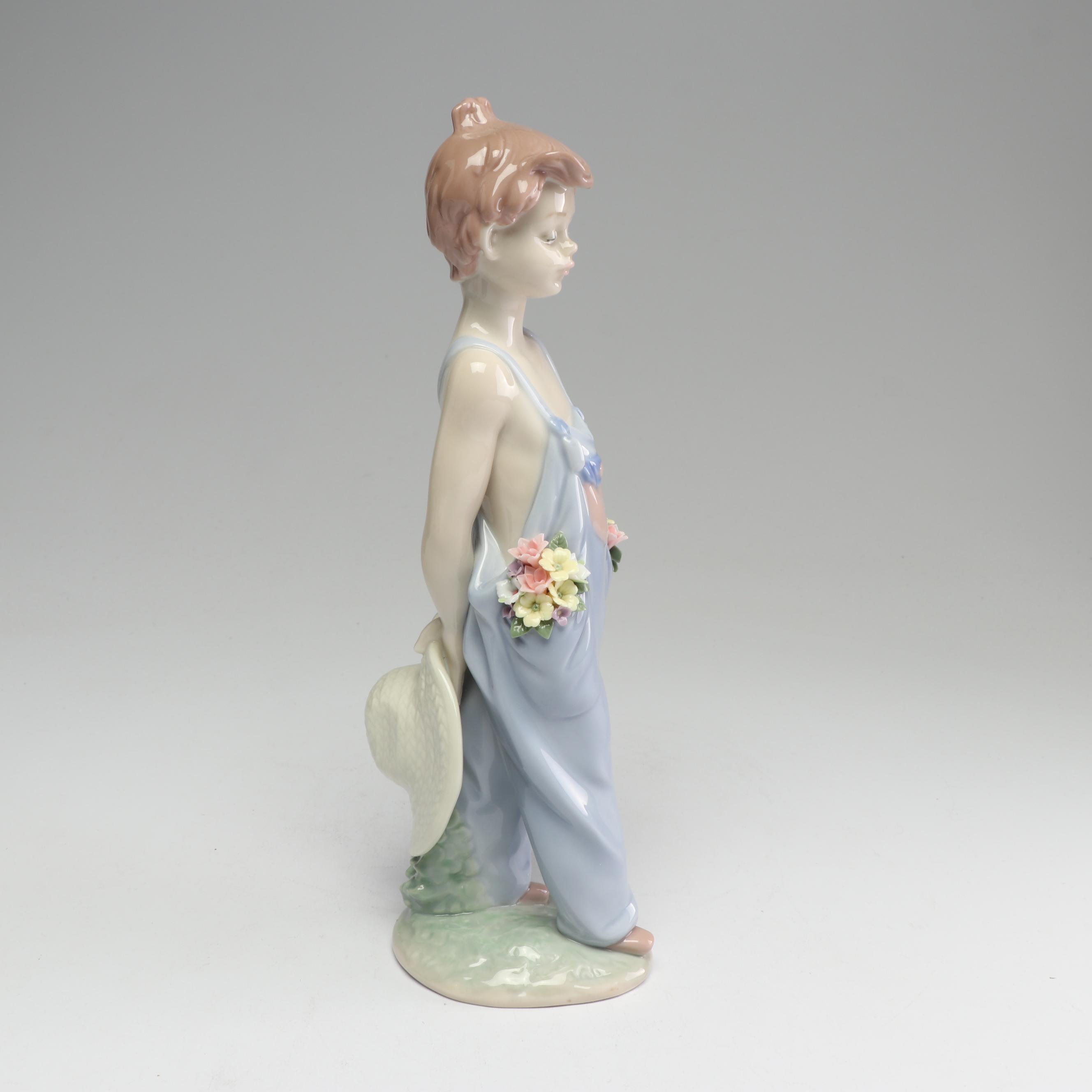 Lladró Collectors Society 1997 "Pocket Full of Wishes" #7650 Porcelain Figurine