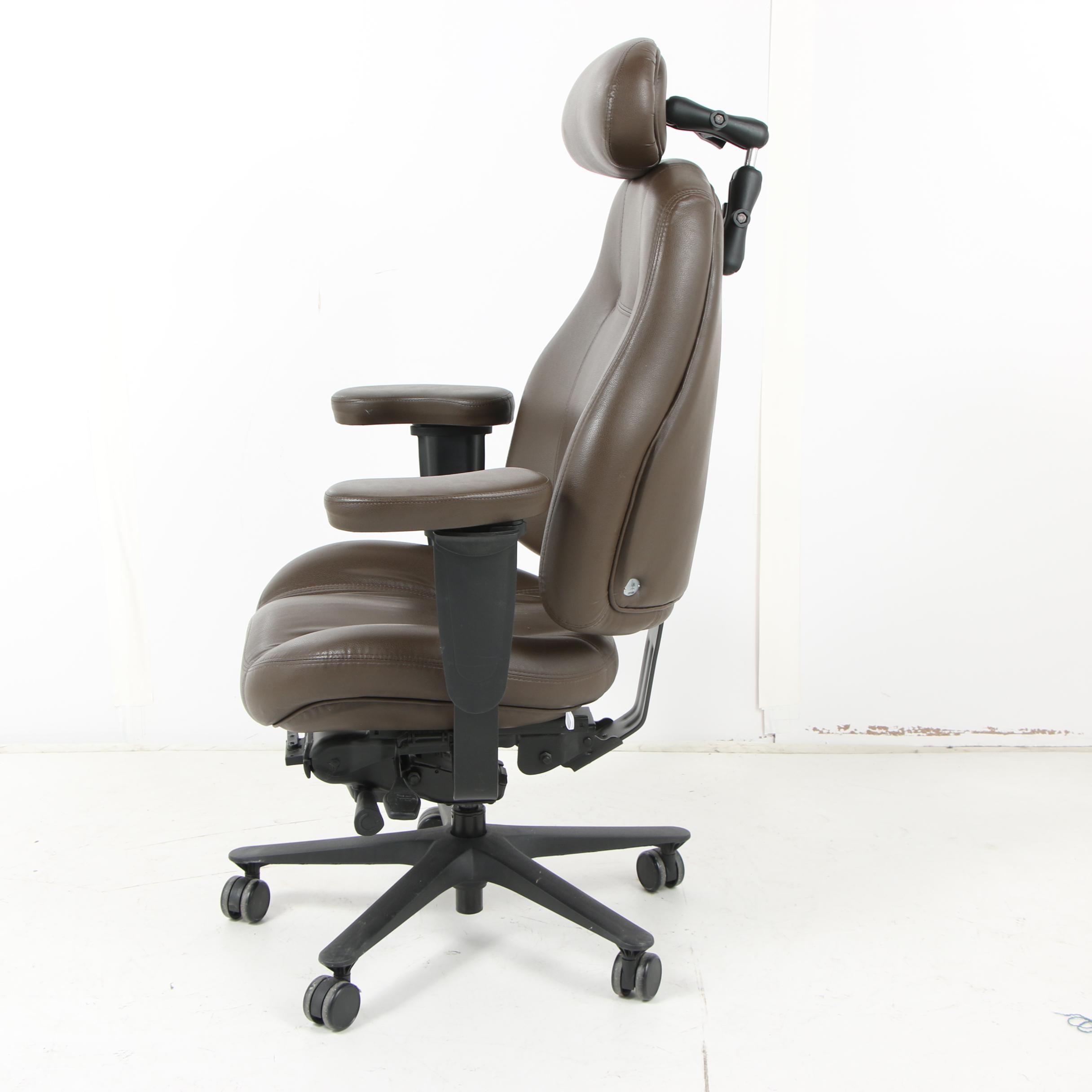 Mordern Lifeform Brown Leather Office Chair