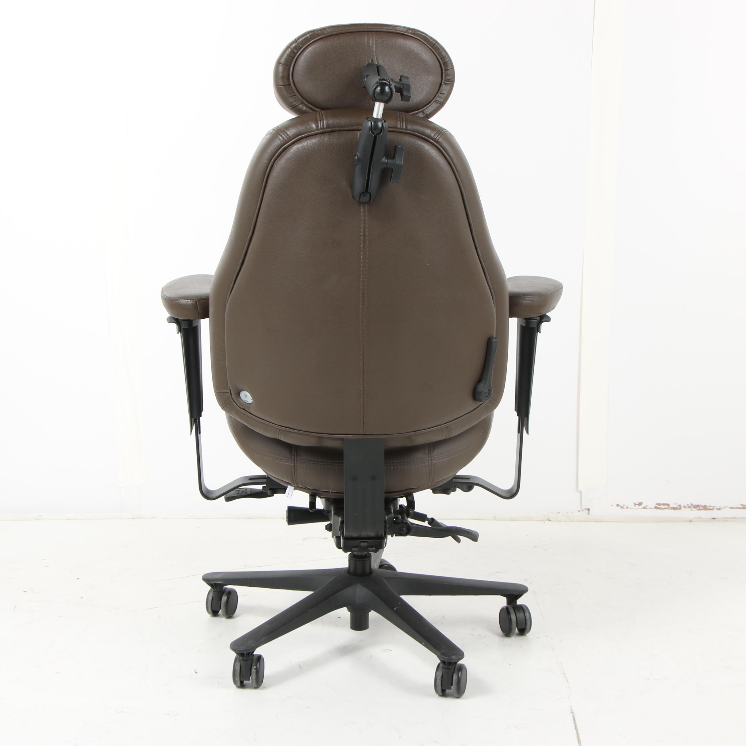 Mordern Lifeform Brown Leather Office Chair
