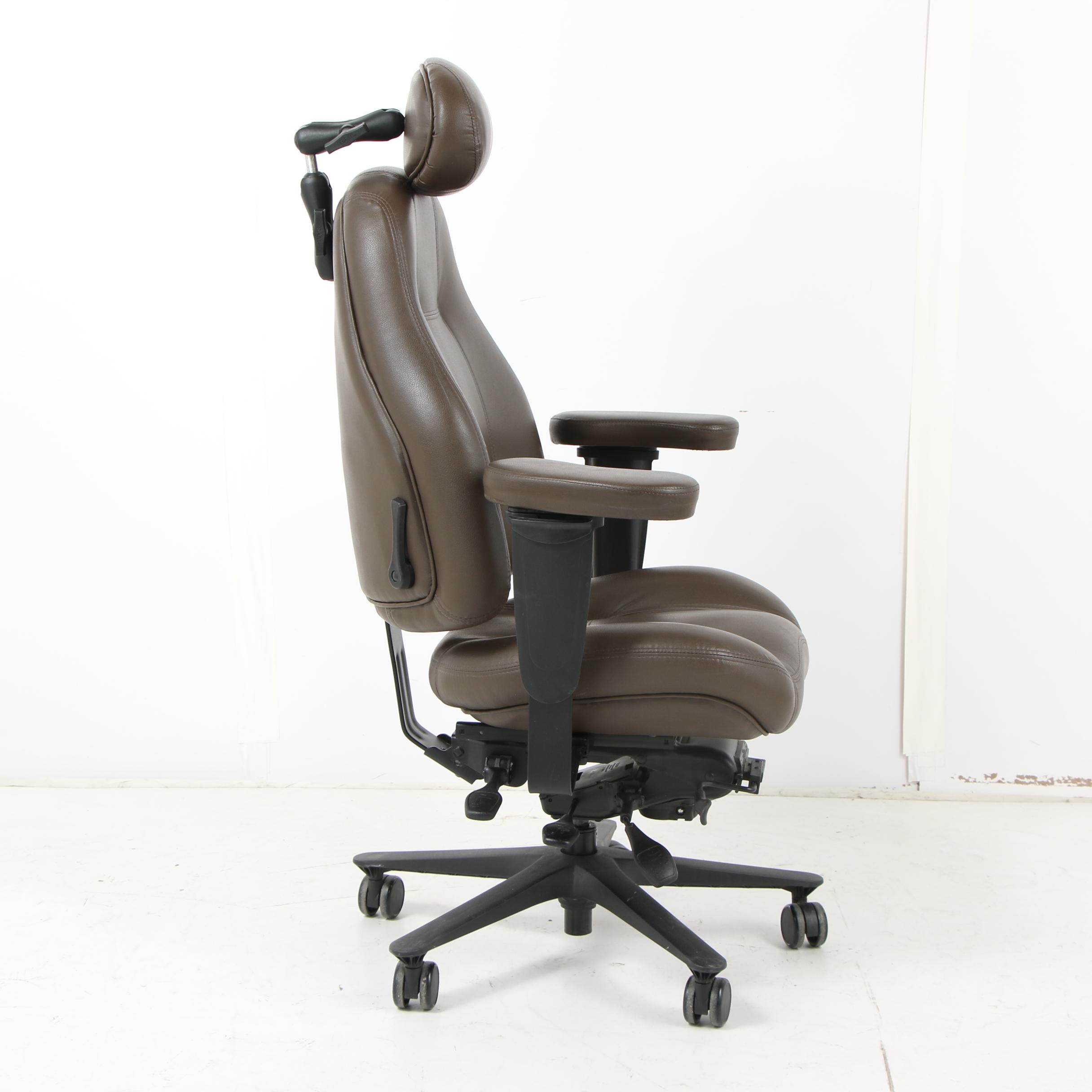 Mordern Lifeform Brown Leather Office Chair