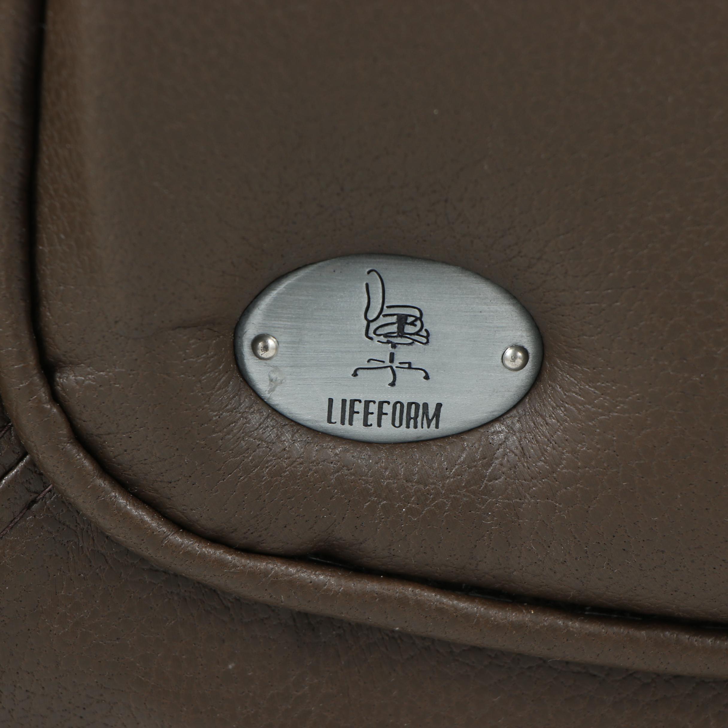 Mordern Lifeform Brown Leather Office Chair