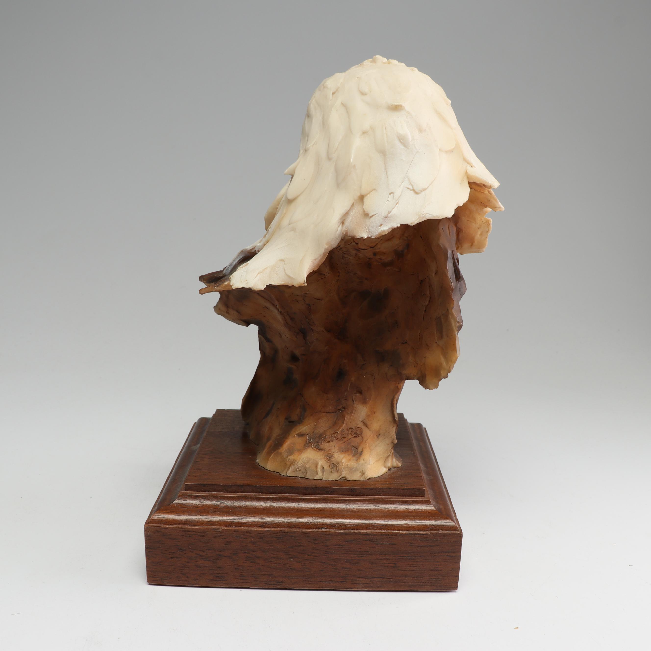 Stephan Herrero Bald Eagle Sculpture "Sentry"