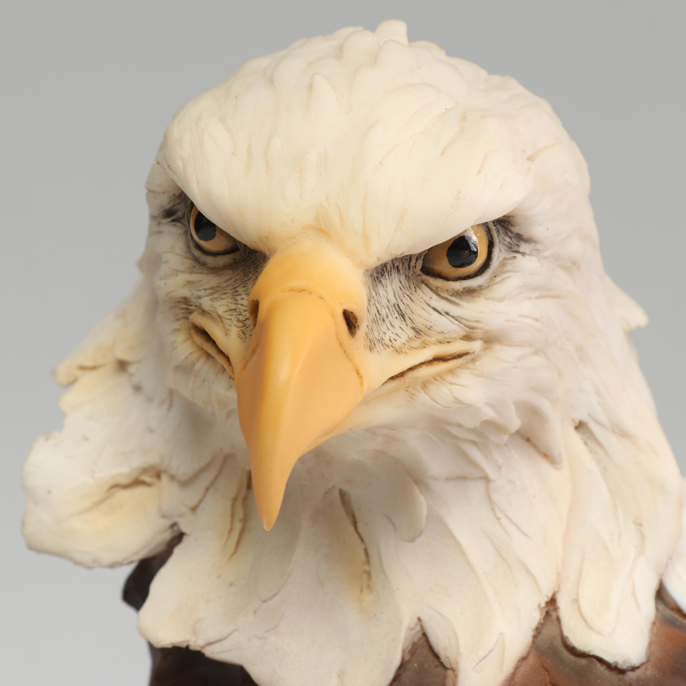Stephan Herrero Bald Eagle Sculpture "Sentry"