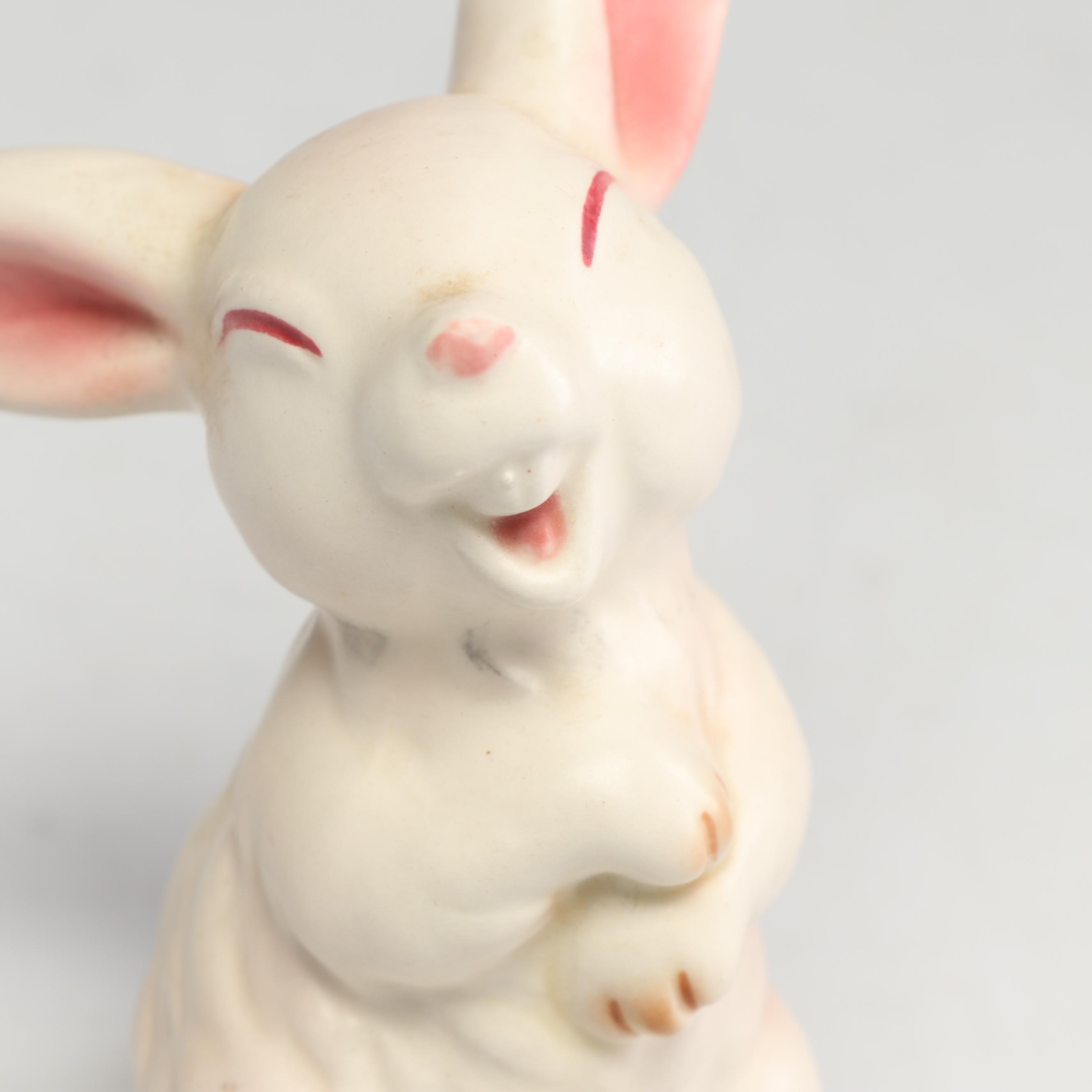 Lefton Ceramic Bunny Figurines