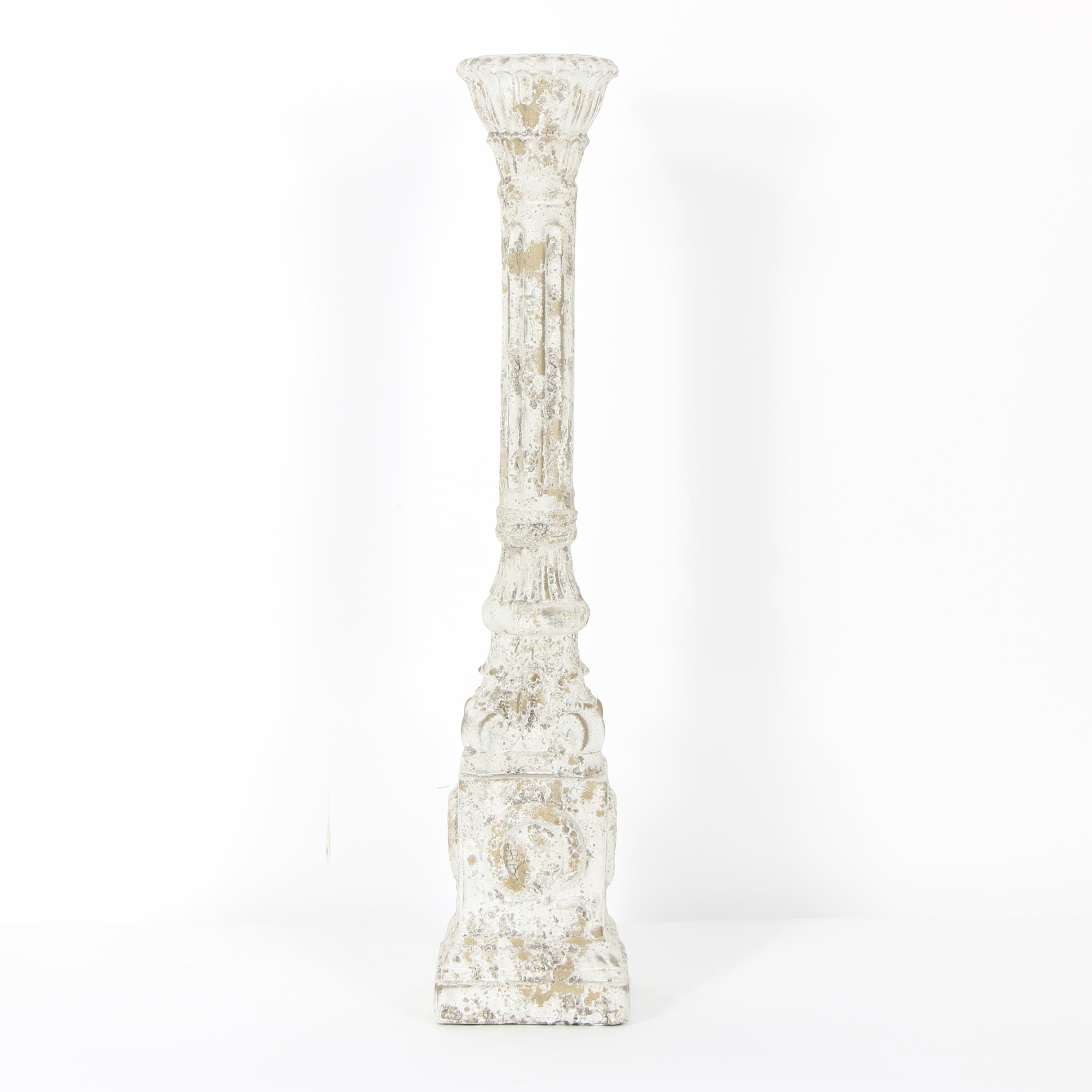 Distressed Resin Column