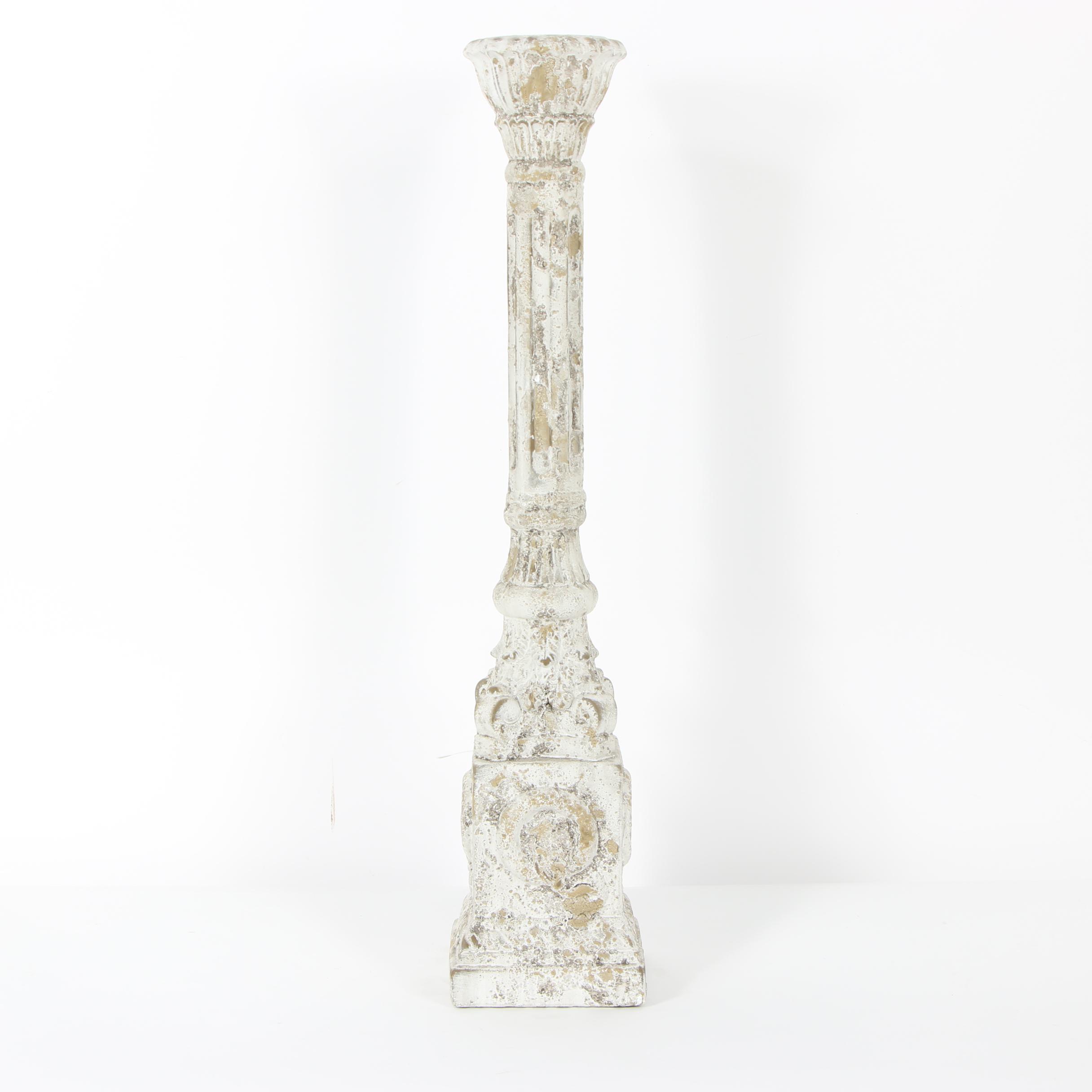 Distressed Resin Column