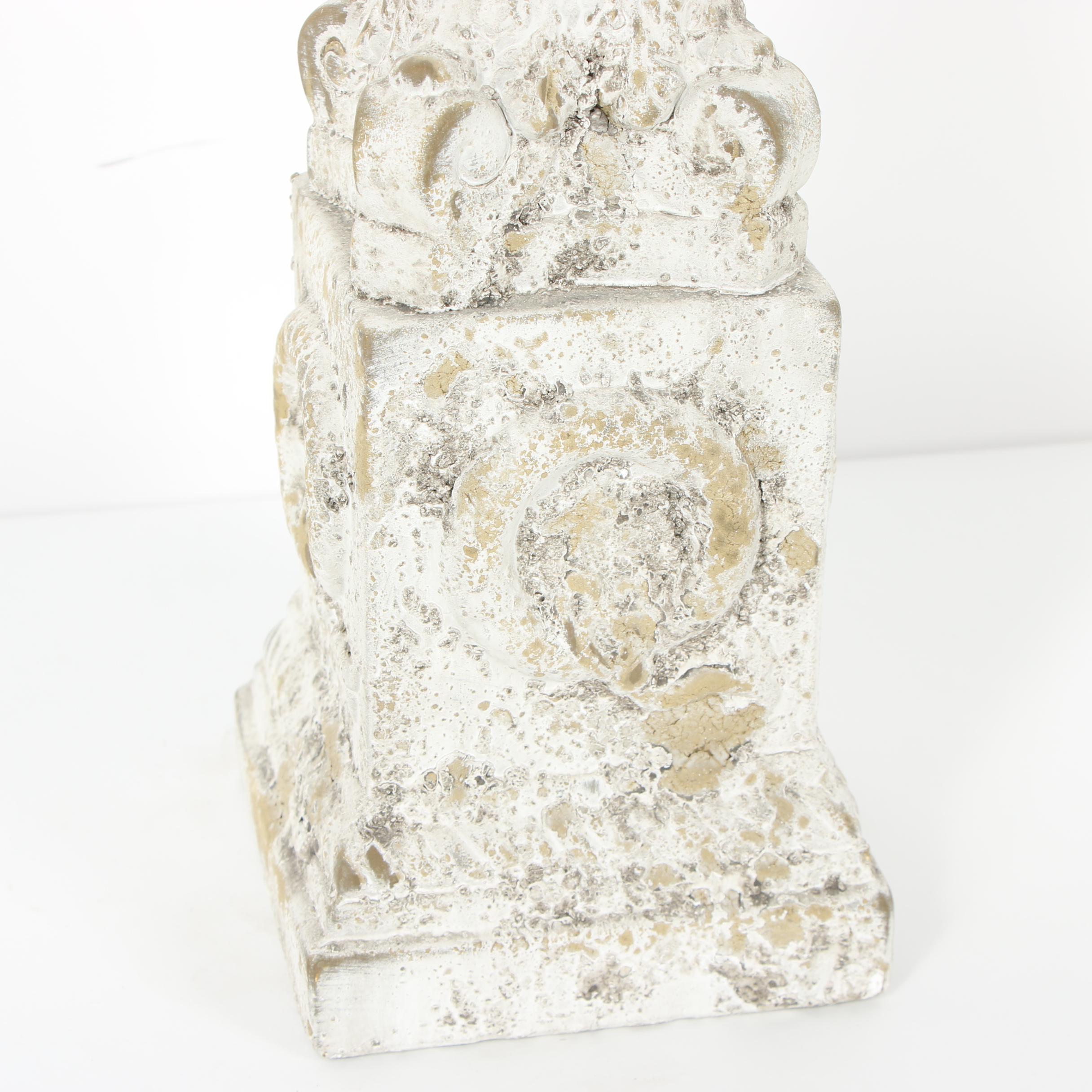 Distressed Resin Column