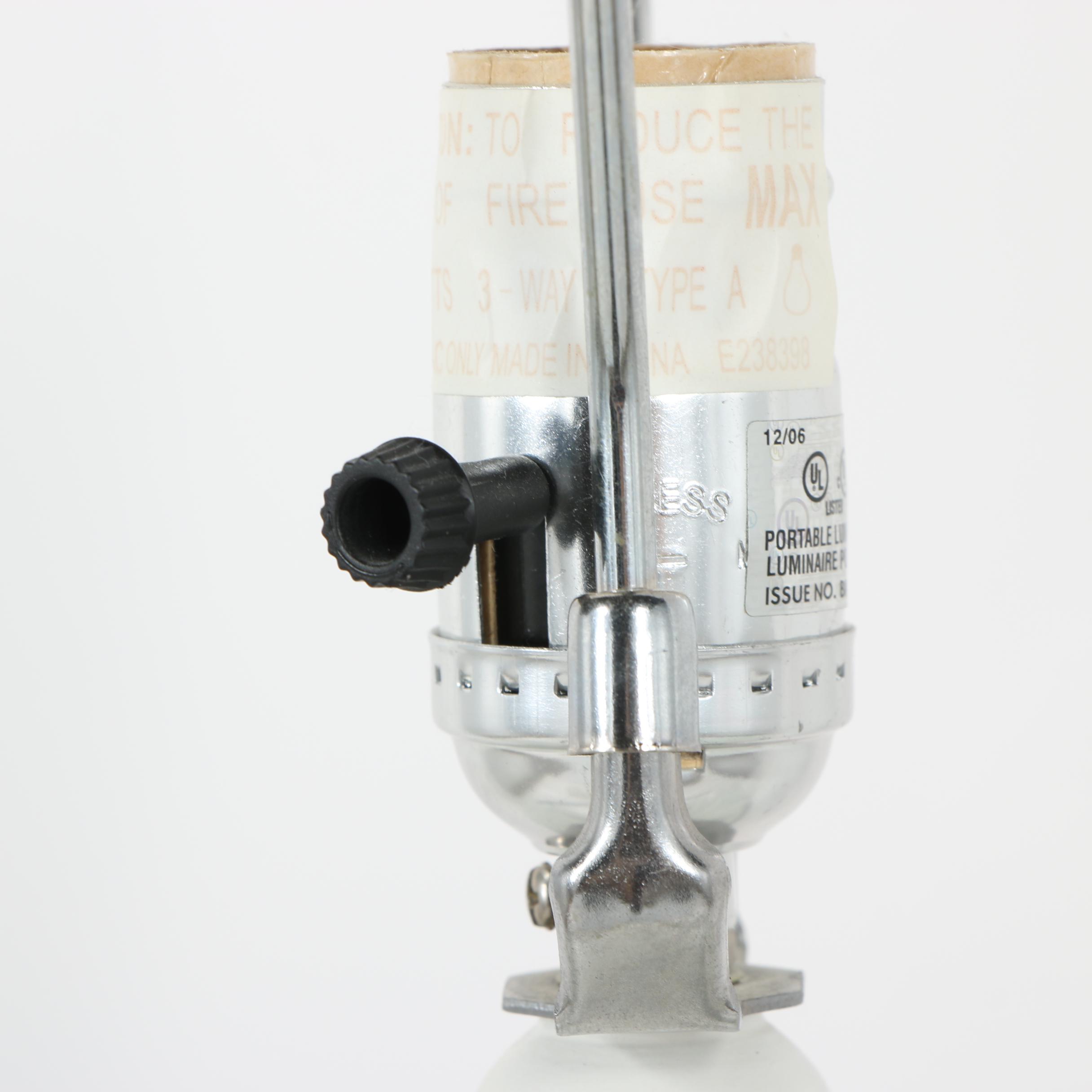 White Metal Table Lamp