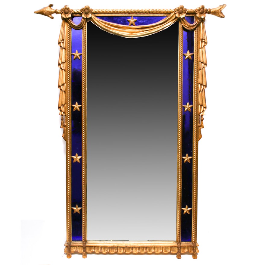 Contemporary Neoclassical Style Wall Mirror by Carvers' Guild