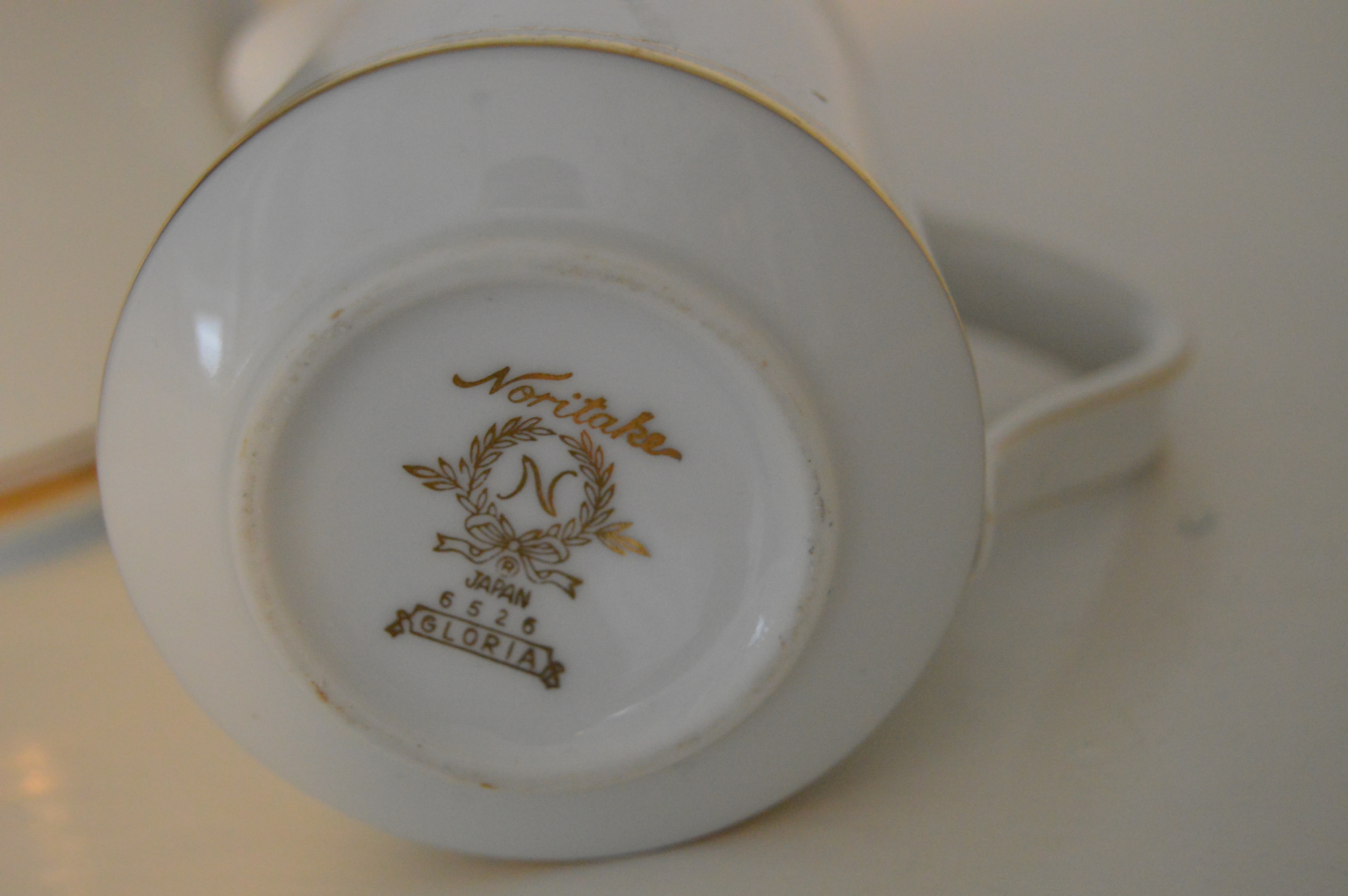 24-Place Set of Noritake "Gloria" Bone China Dinnerware, Vintage