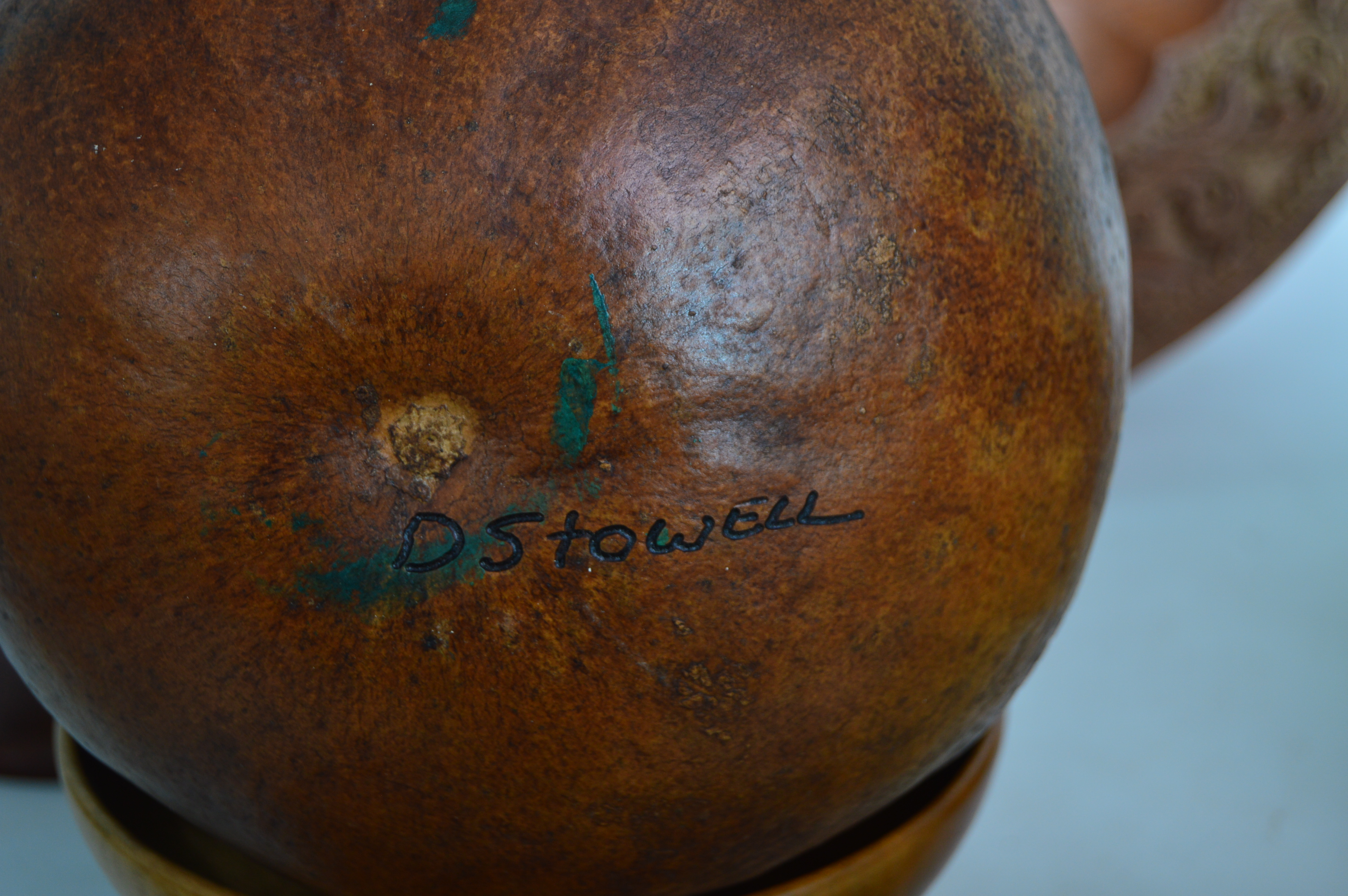 Wood Serveware and Sculptures with David C. Smith Bowls, Painted Gourd