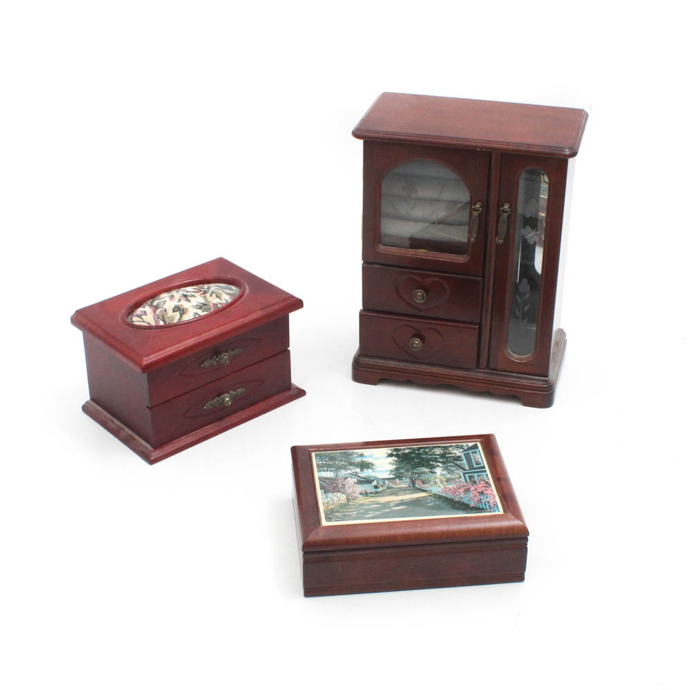 Jewelry and Music Box Assortment with Disney Jewelry