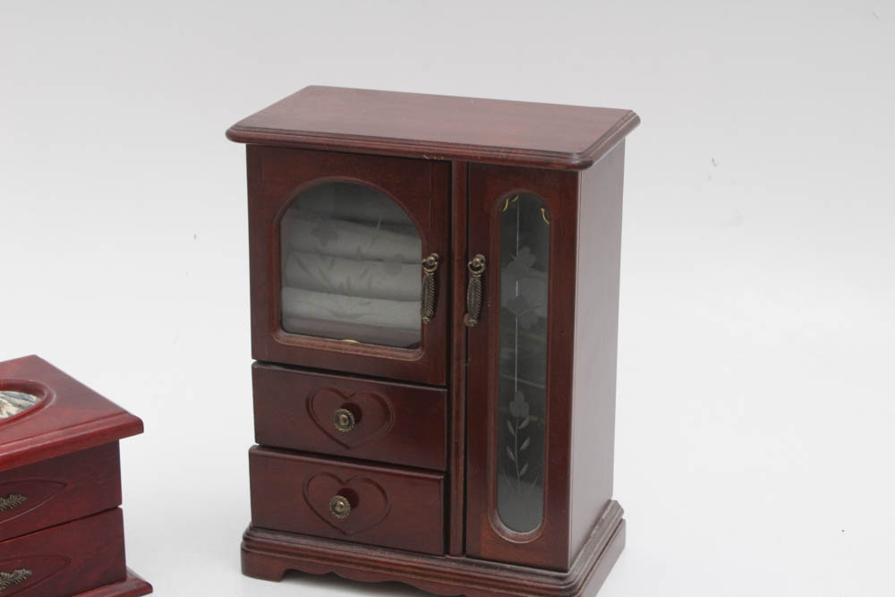 Jewelry and Music Box Assortment with Disney Jewelry