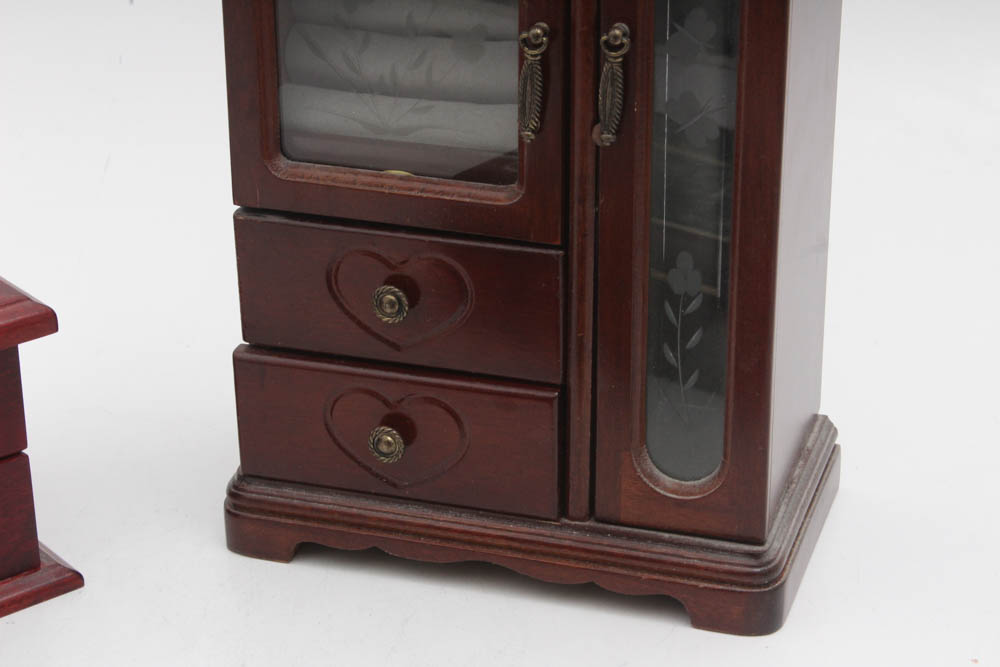 Jewelry and Music Box Assortment with Disney Jewelry