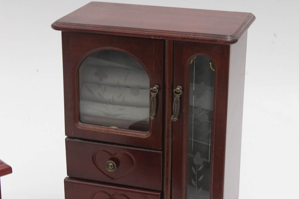 Jewelry and Music Box Assortment with Disney Jewelry