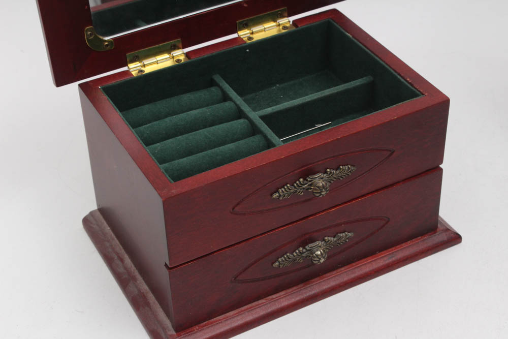 Jewelry and Music Box Assortment with Disney Jewelry