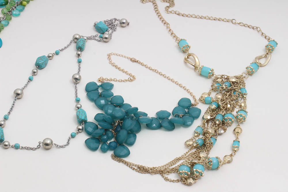 Costume Jewelry Featuring Houcher, Laurel Burch, Crown Trifari