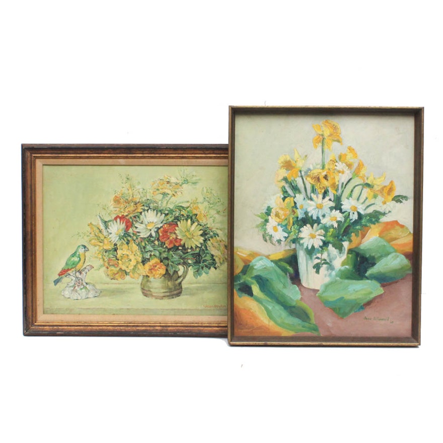 Floral Still-Life Oil Paintings