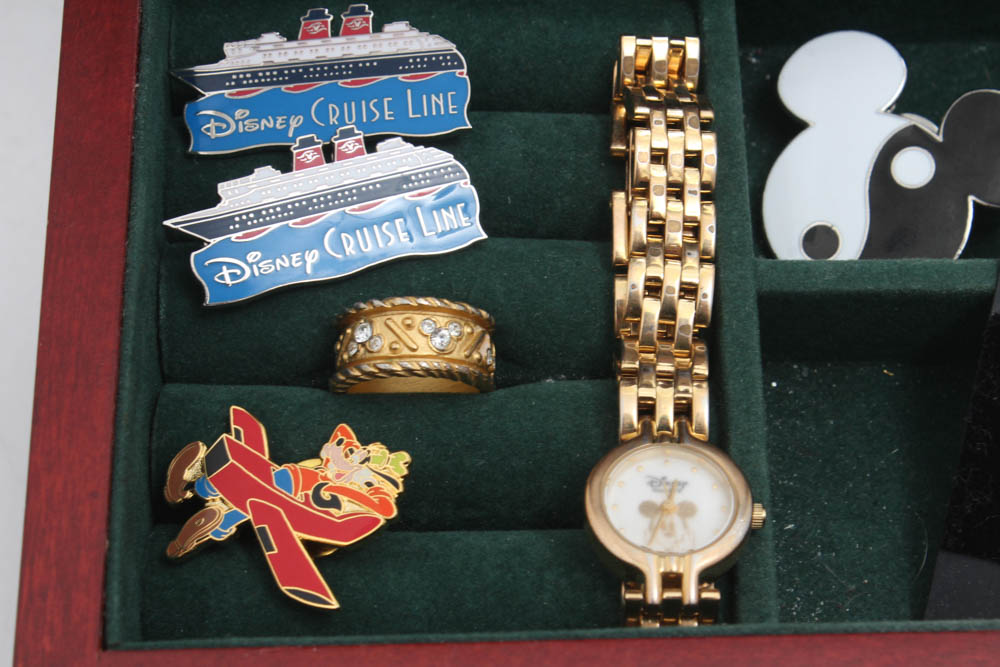 Jewelry and Music Box Assortment with Disney Jewelry