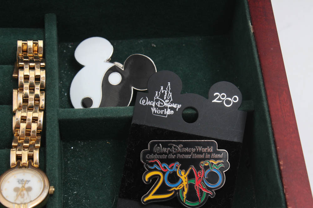 Jewelry and Music Box Assortment with Disney Jewelry