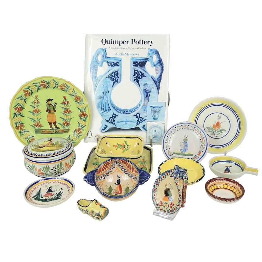 Henriot Quimper Tableware and Decor with Collector's Book