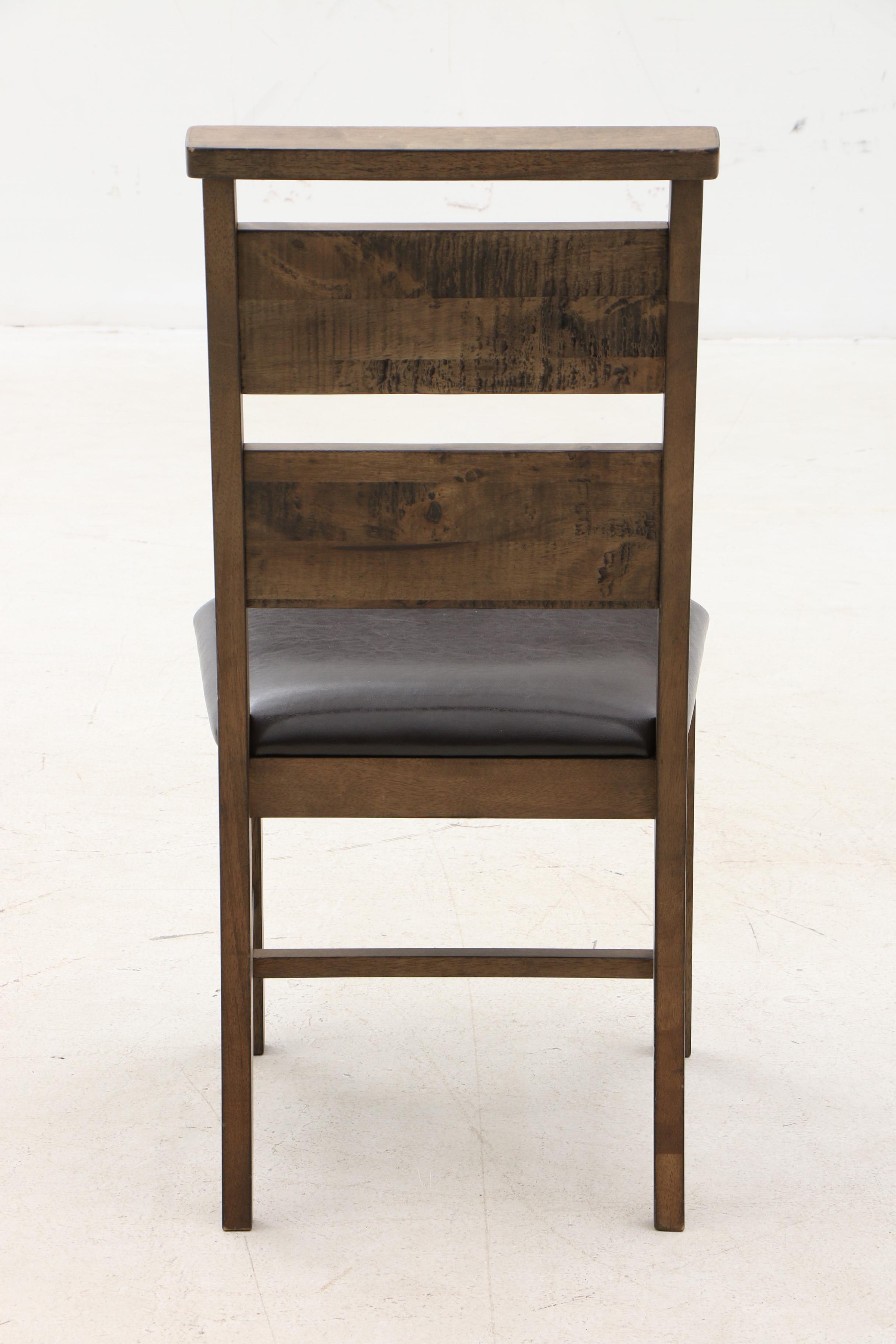 Contemporary Arts and Crafts Style Dining Table and Chairs