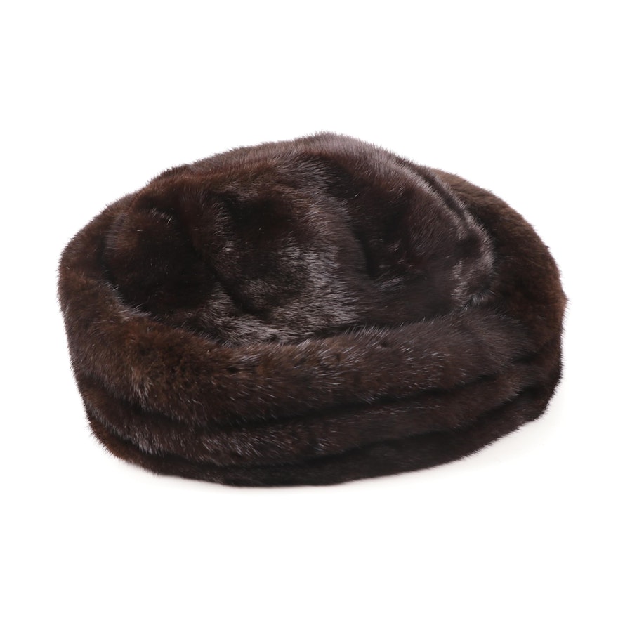Women's Natural Mink Fur Hat