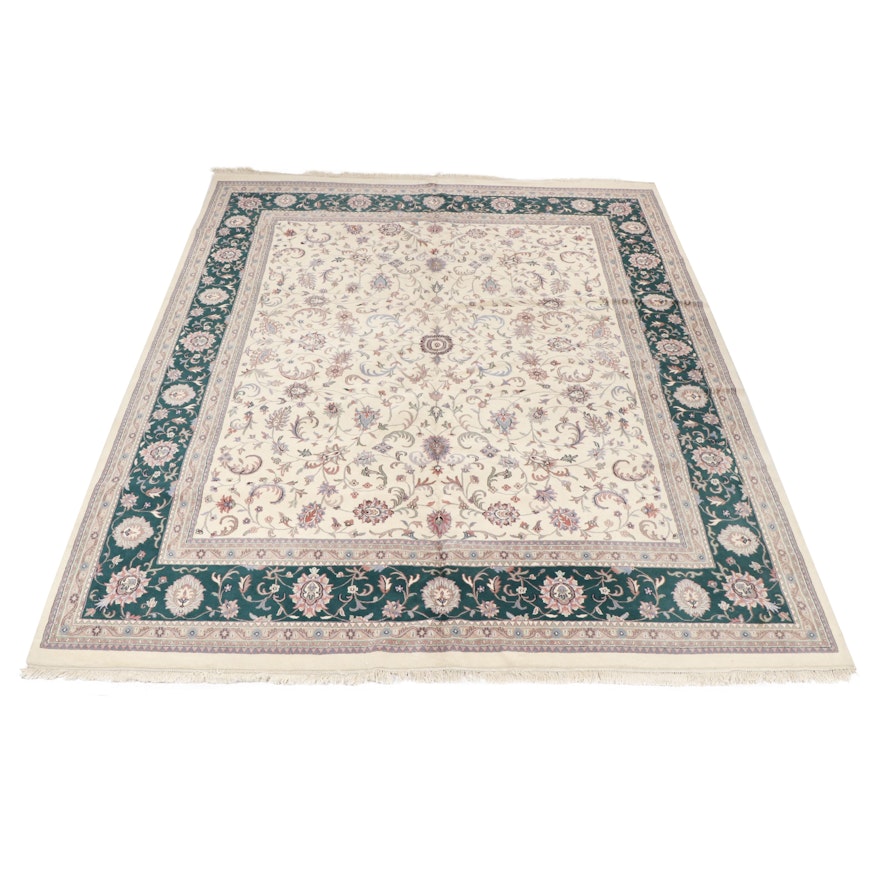 Hand-Knotted Indian Wool Palace Sized Rug from Oscar Isberian