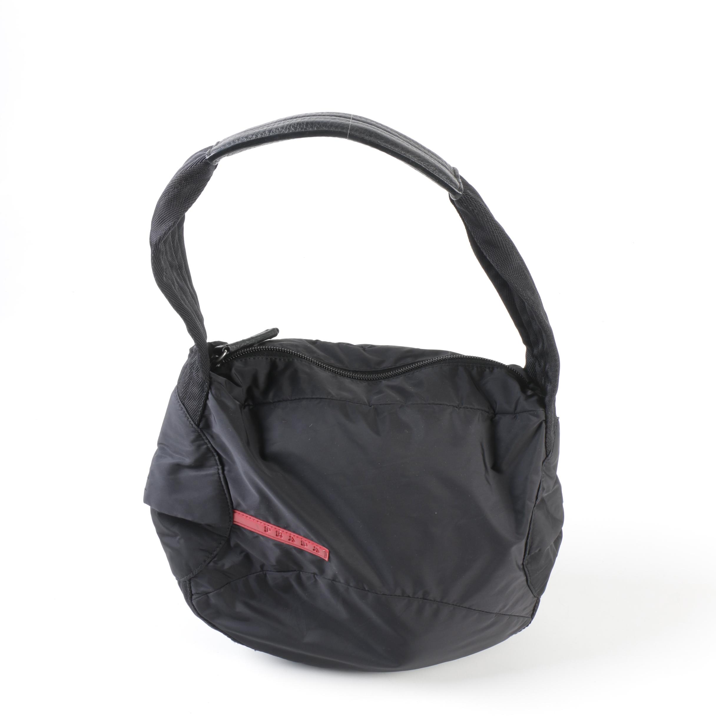 Prada Black Sport Nylon 4VA356 Shoulder Bag