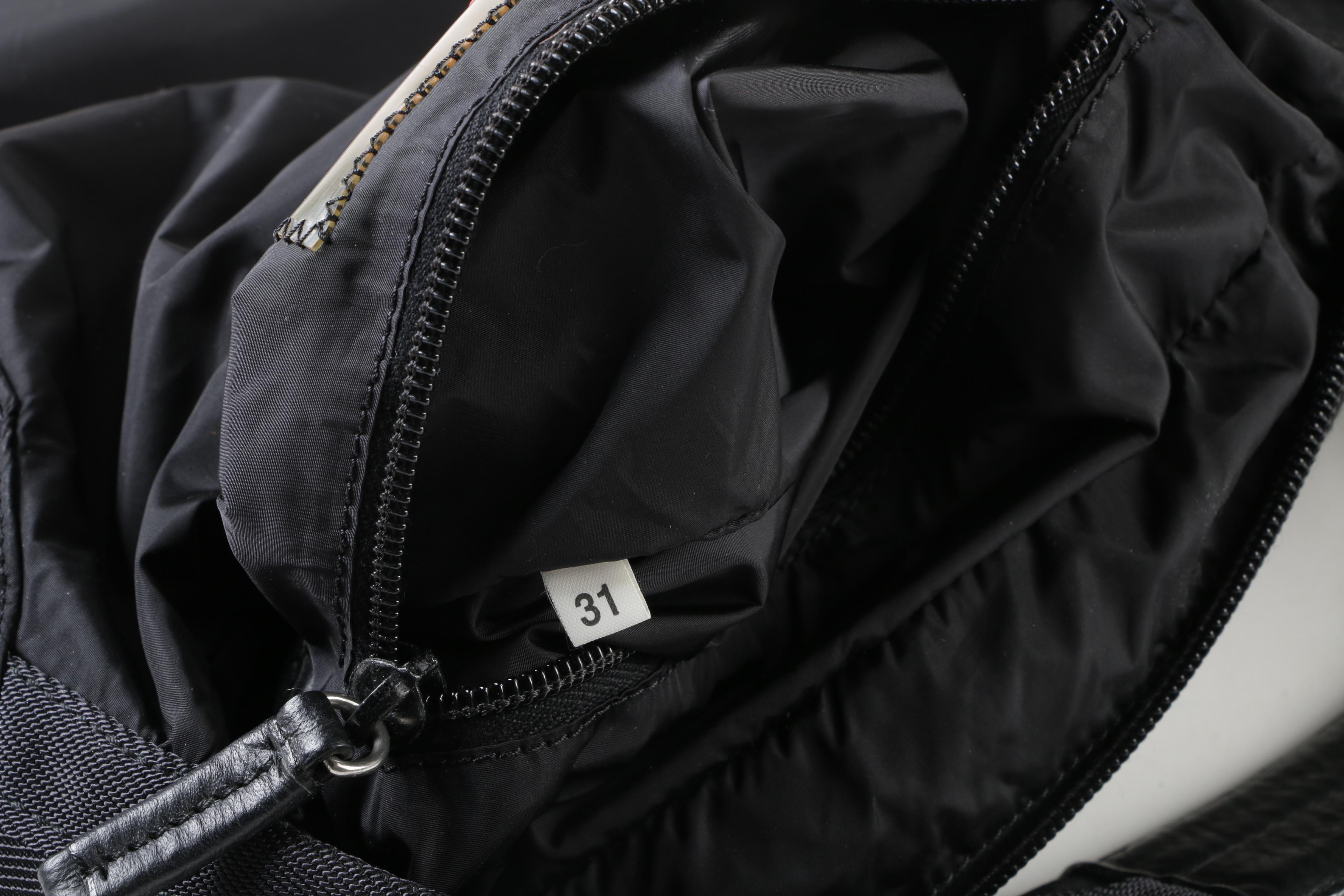 Prada Black Sport Nylon 4VA356 Shoulder Bag