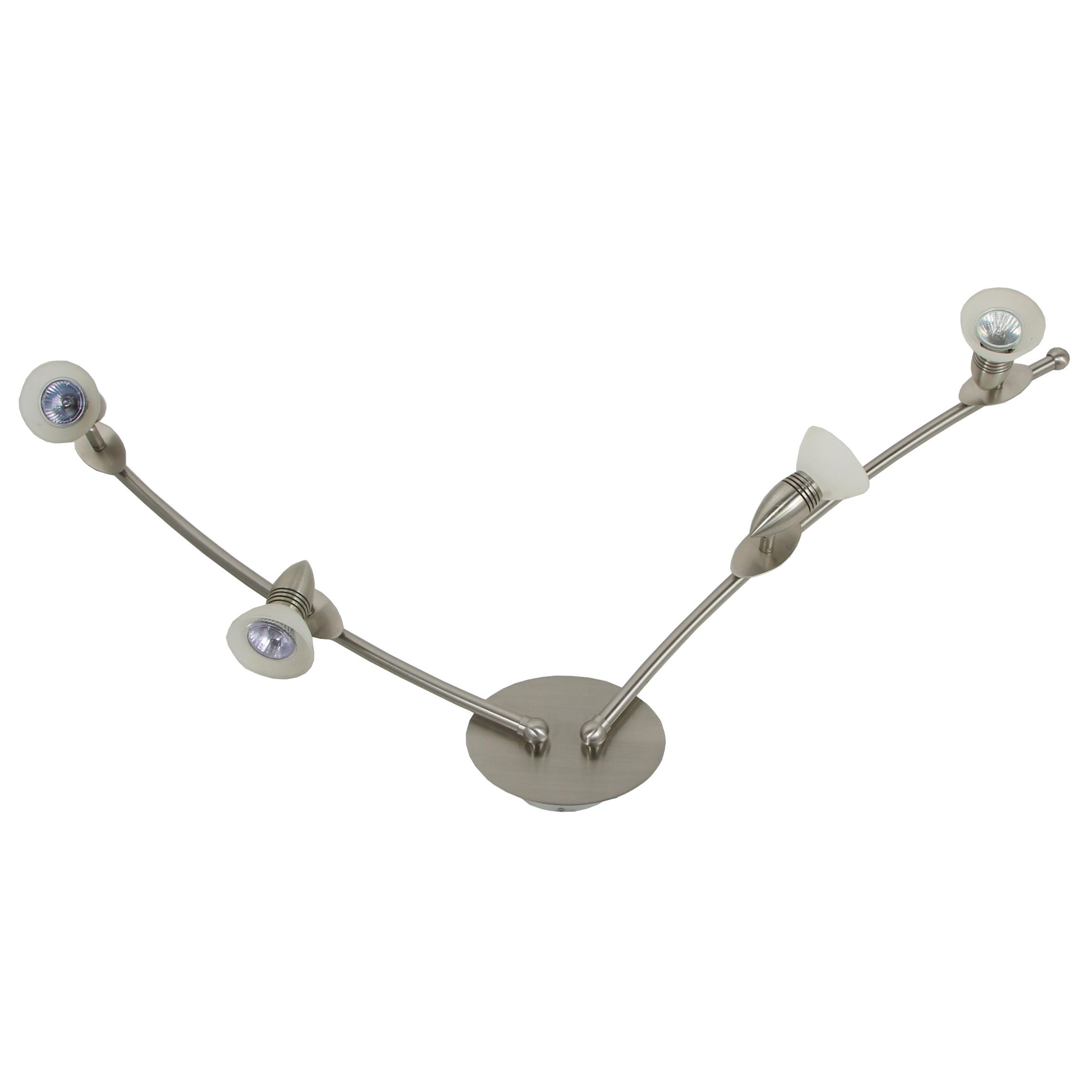 EasyLite 4 Light Spot with Oval Plate and Rotating Arm Pendant Light