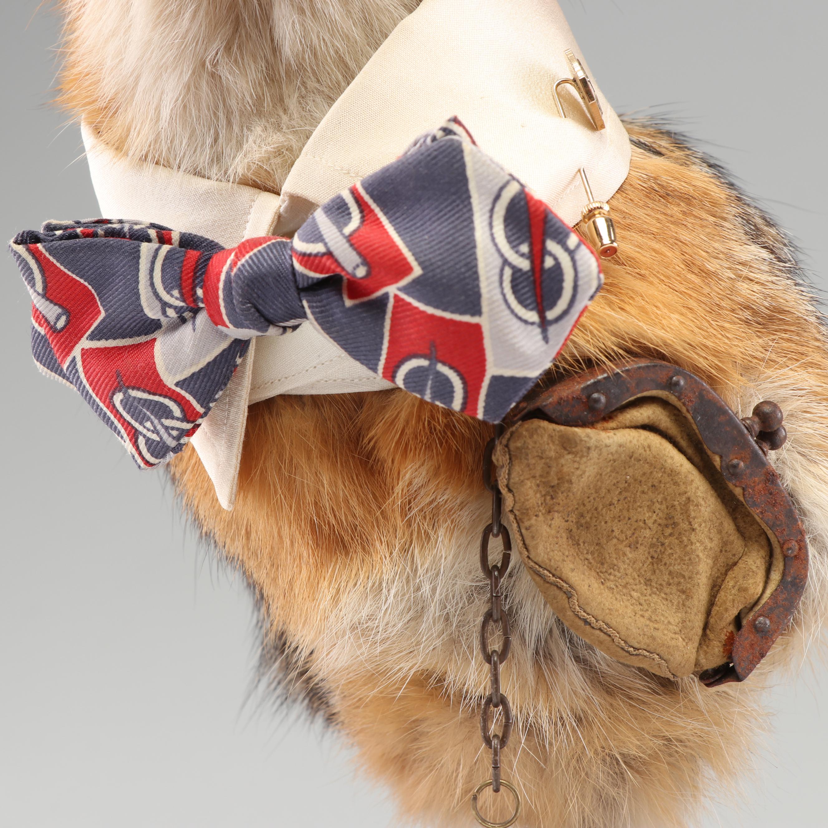 "A Gentleman Fox" Taxidermy Embellished Red Fox Mount