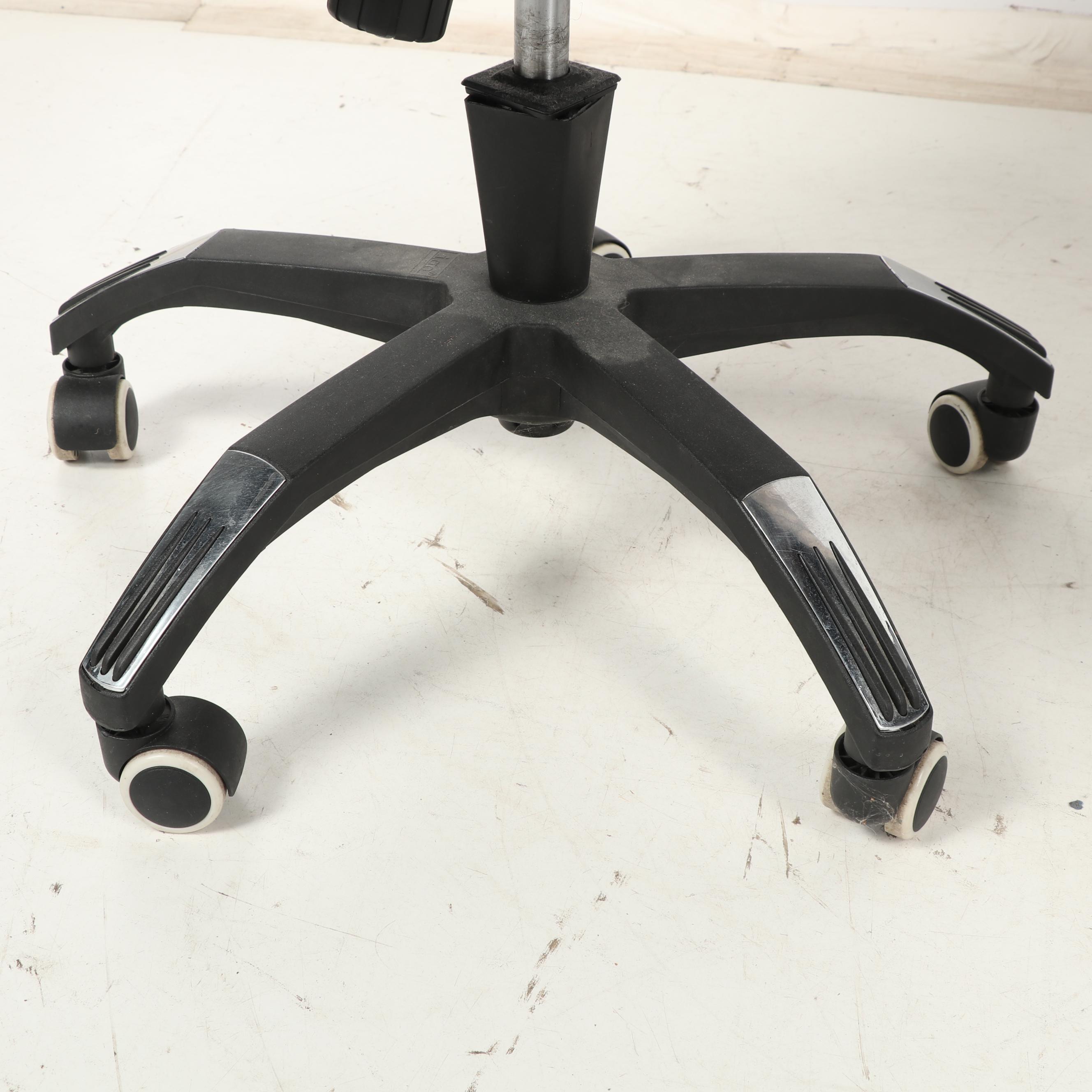 Pair of Belnick Inc. "Igo" Mesh and Leather Office Chairs