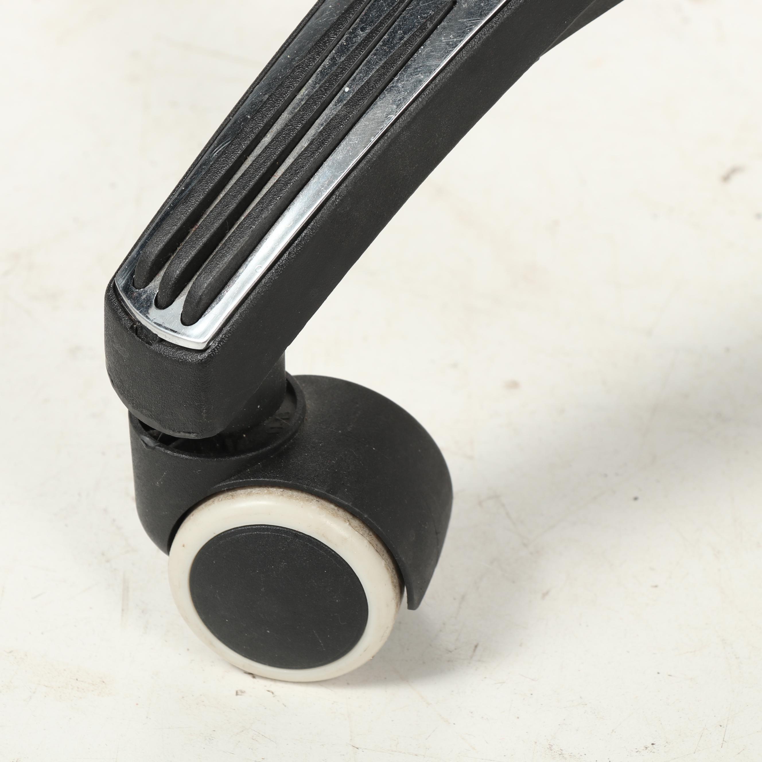 Pair of Belnick Inc. "Igo" Mesh and Leather Office Chairs