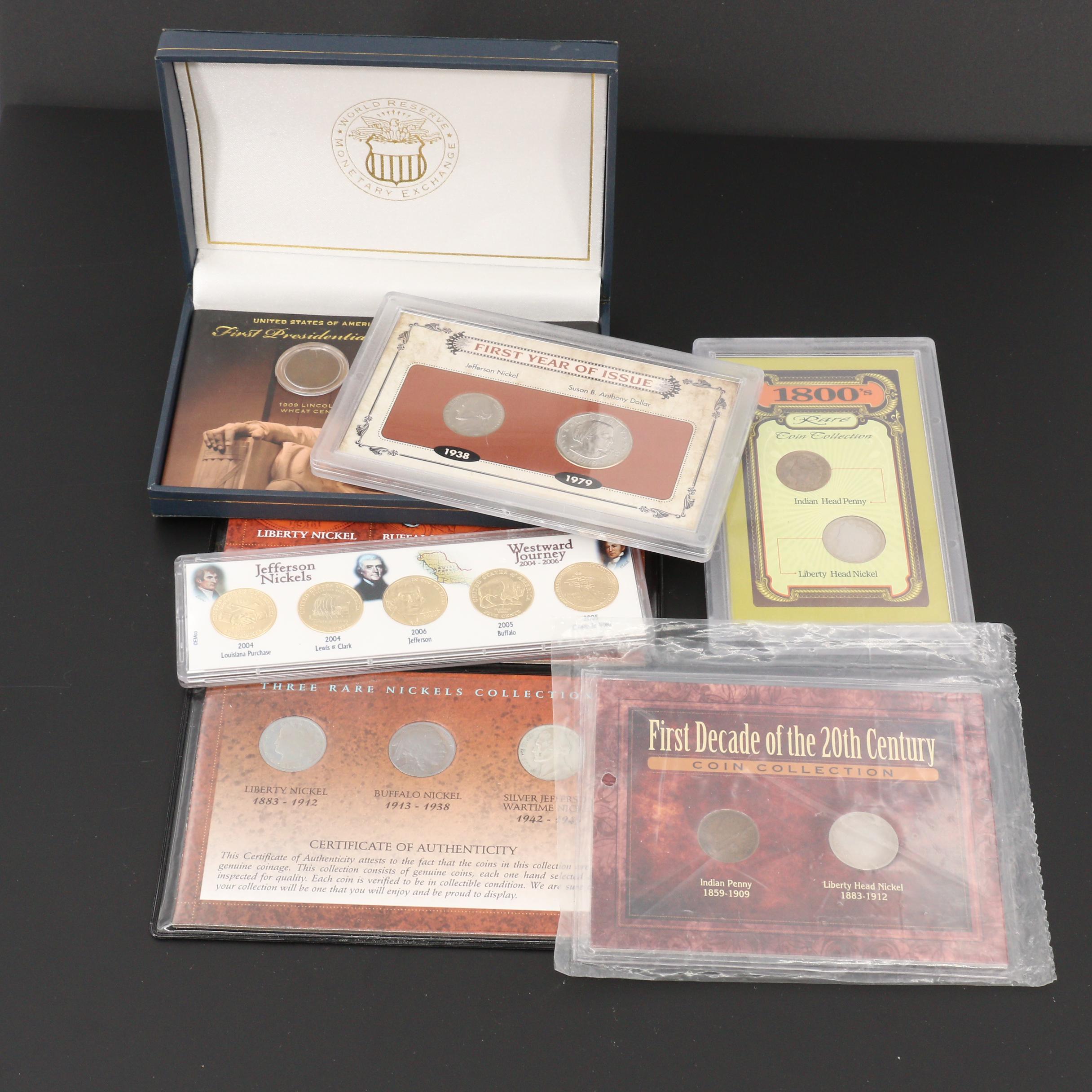 Group of Six U.S. Coin Sets