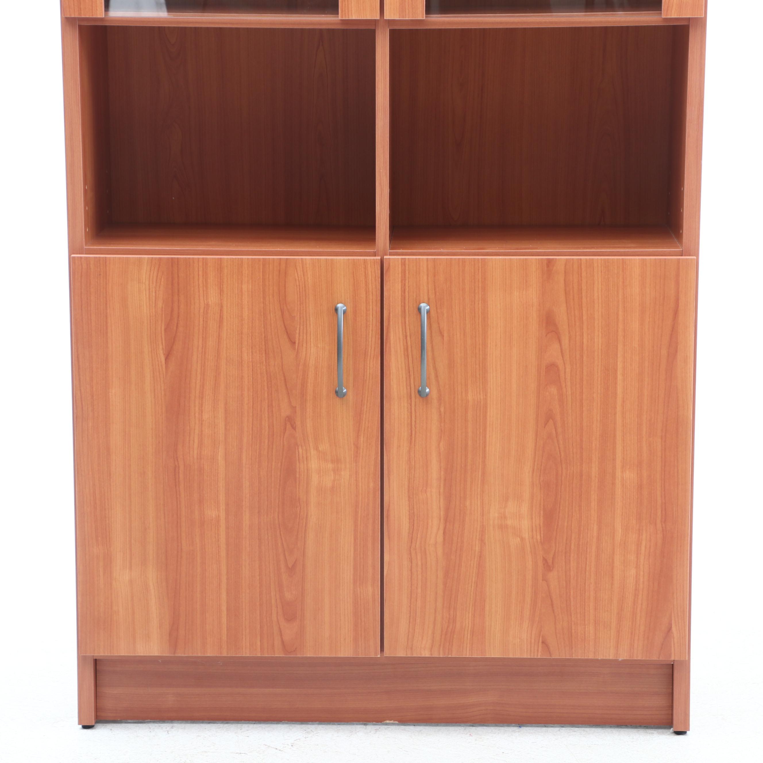 Contemporary Laminate Display Cabinet