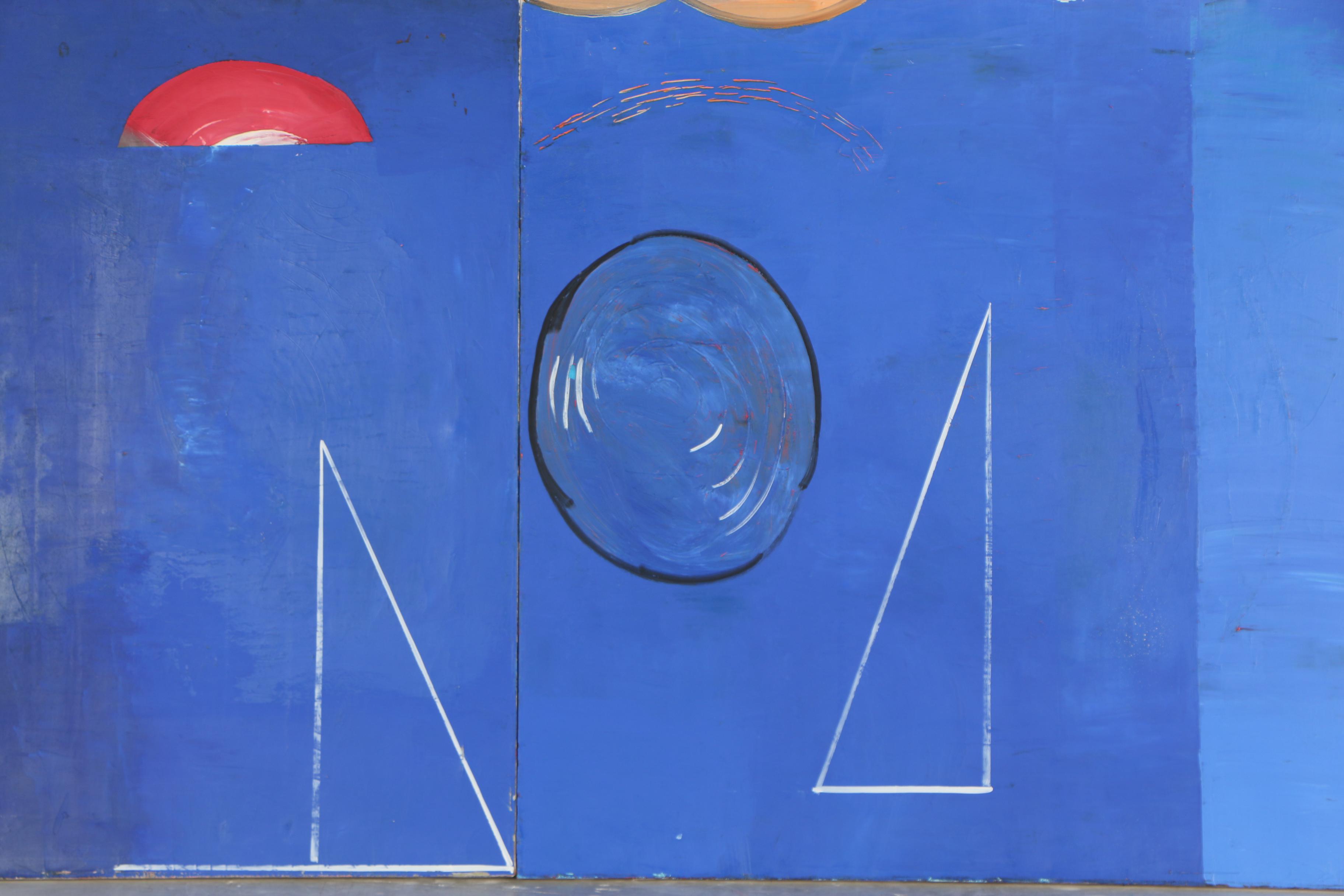 Peter Rappoli 1981 Oil Painting "Missing Pieces"