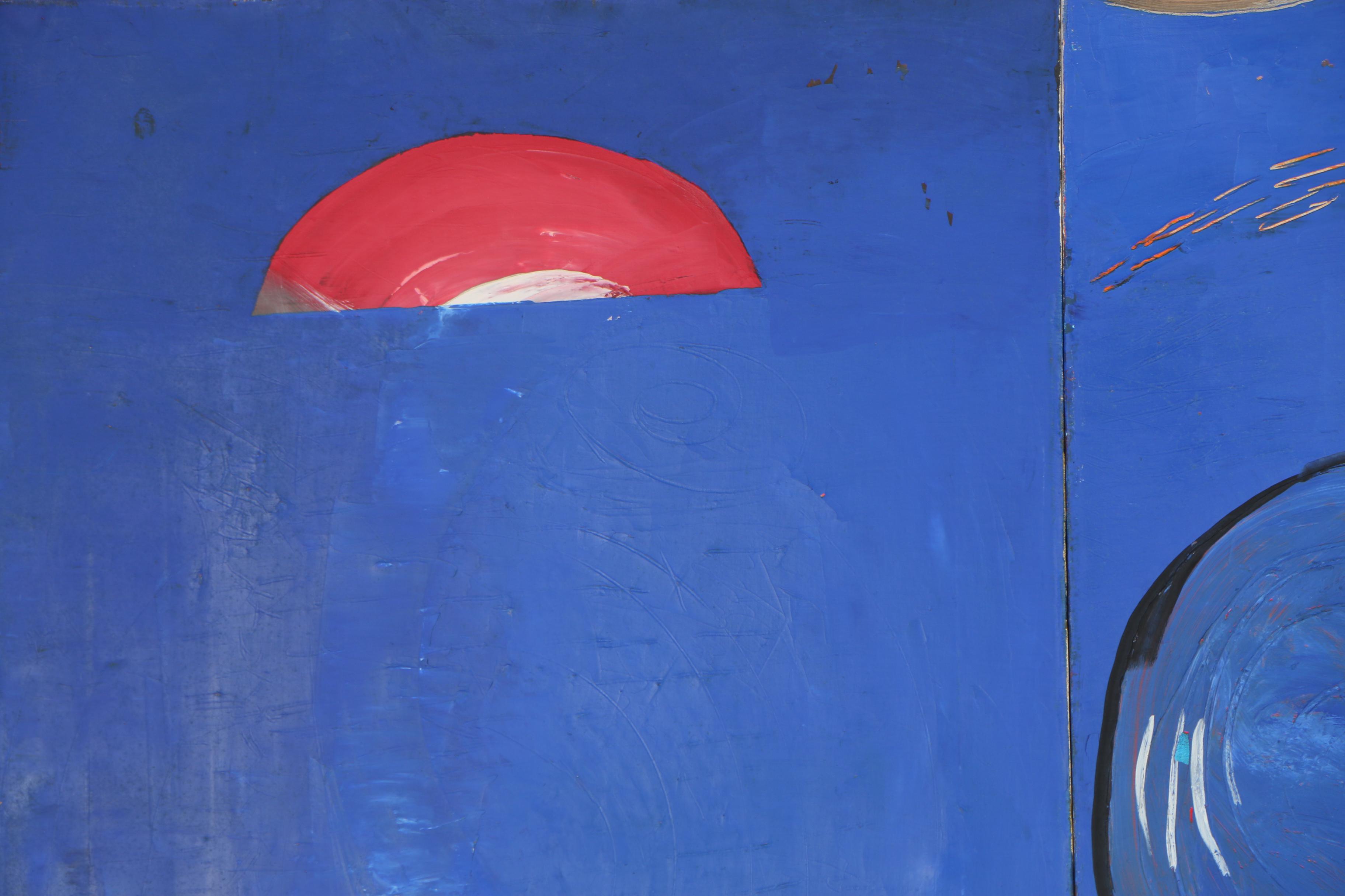 Peter Rappoli 1981 Oil Painting "Missing Pieces"