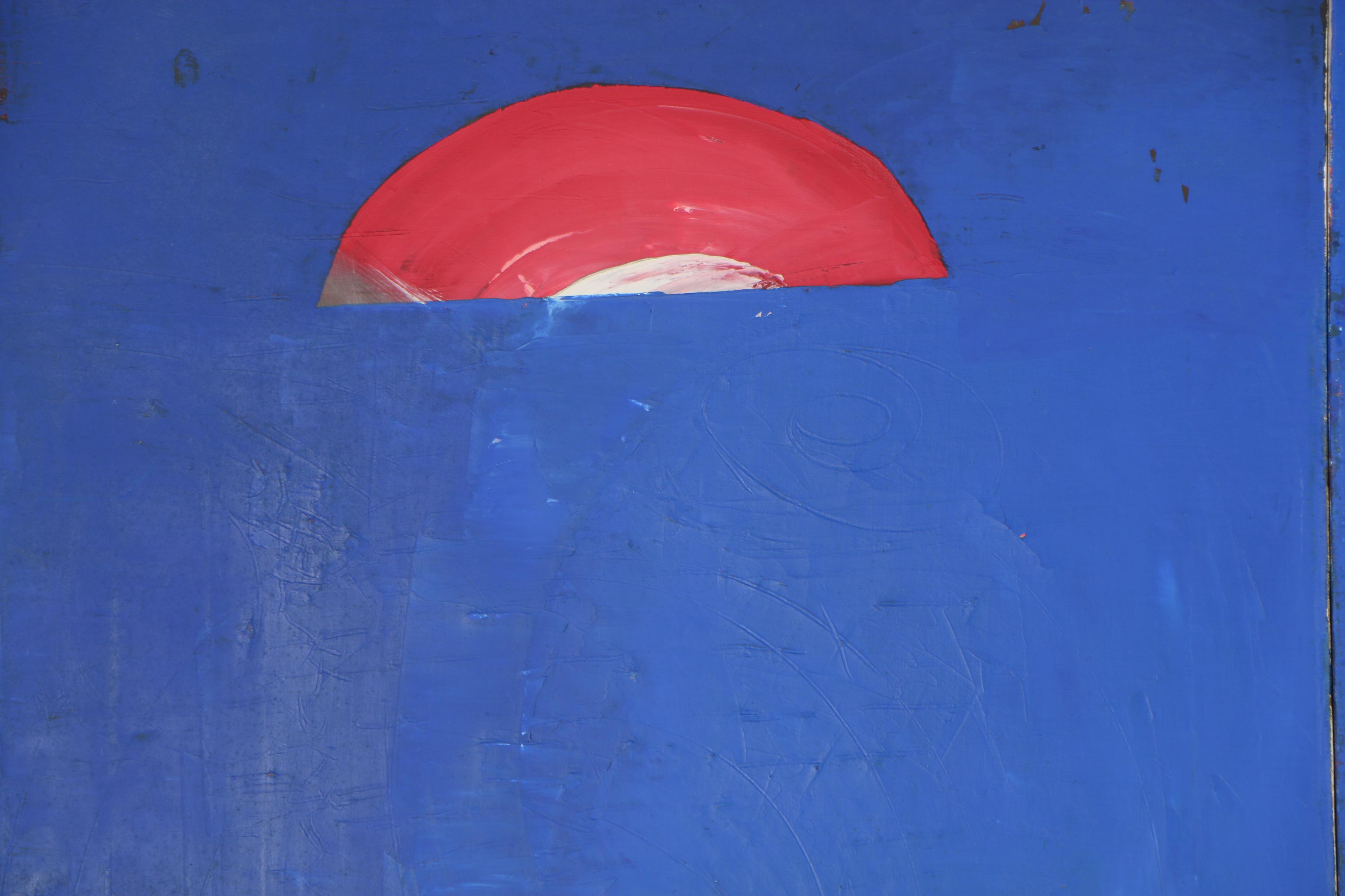 Peter Rappoli 1981 Oil Painting "Missing Pieces"