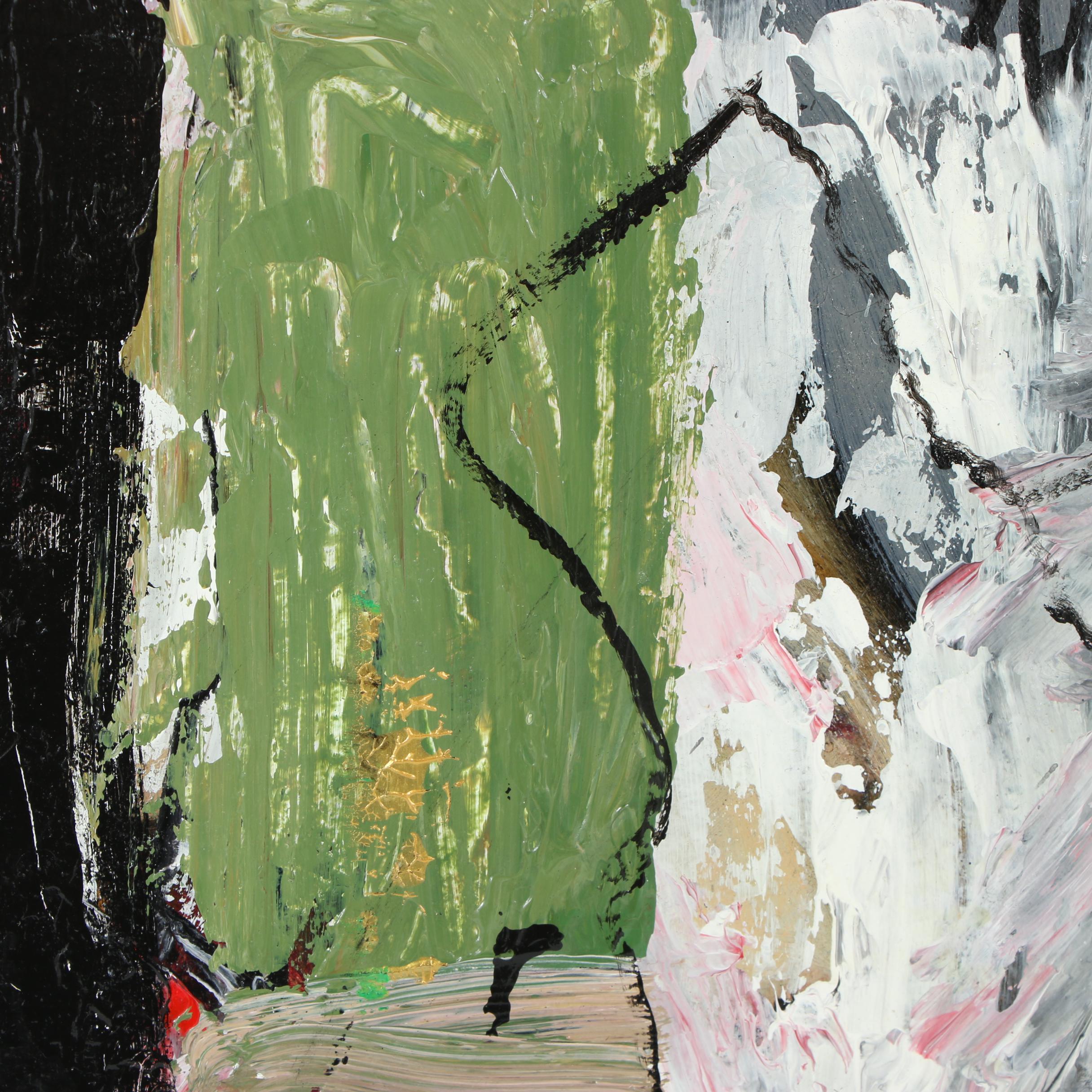 Randy Groden Mixed Media Painting "Polignano"