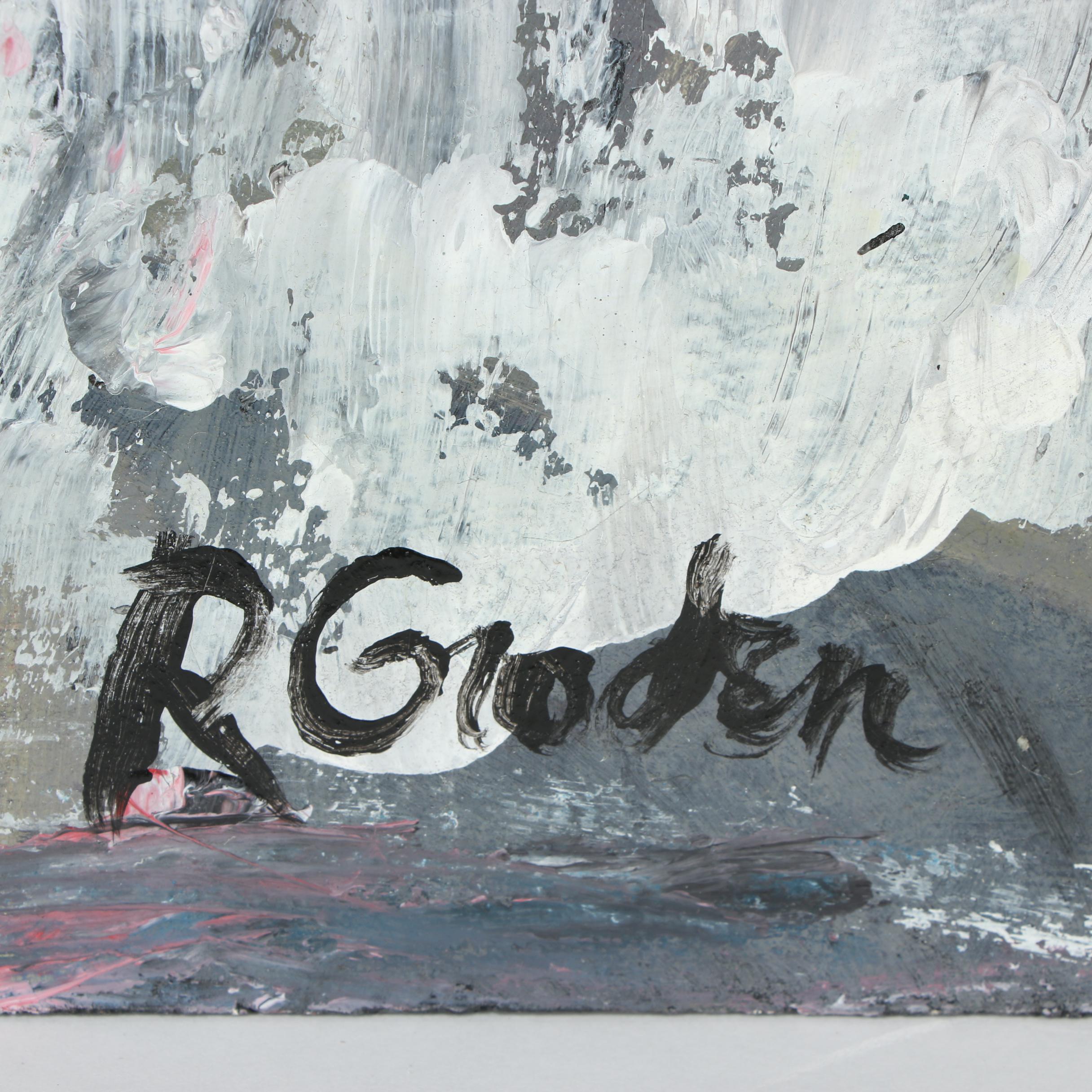 Randy Groden Mixed Media Painting "Polignano"